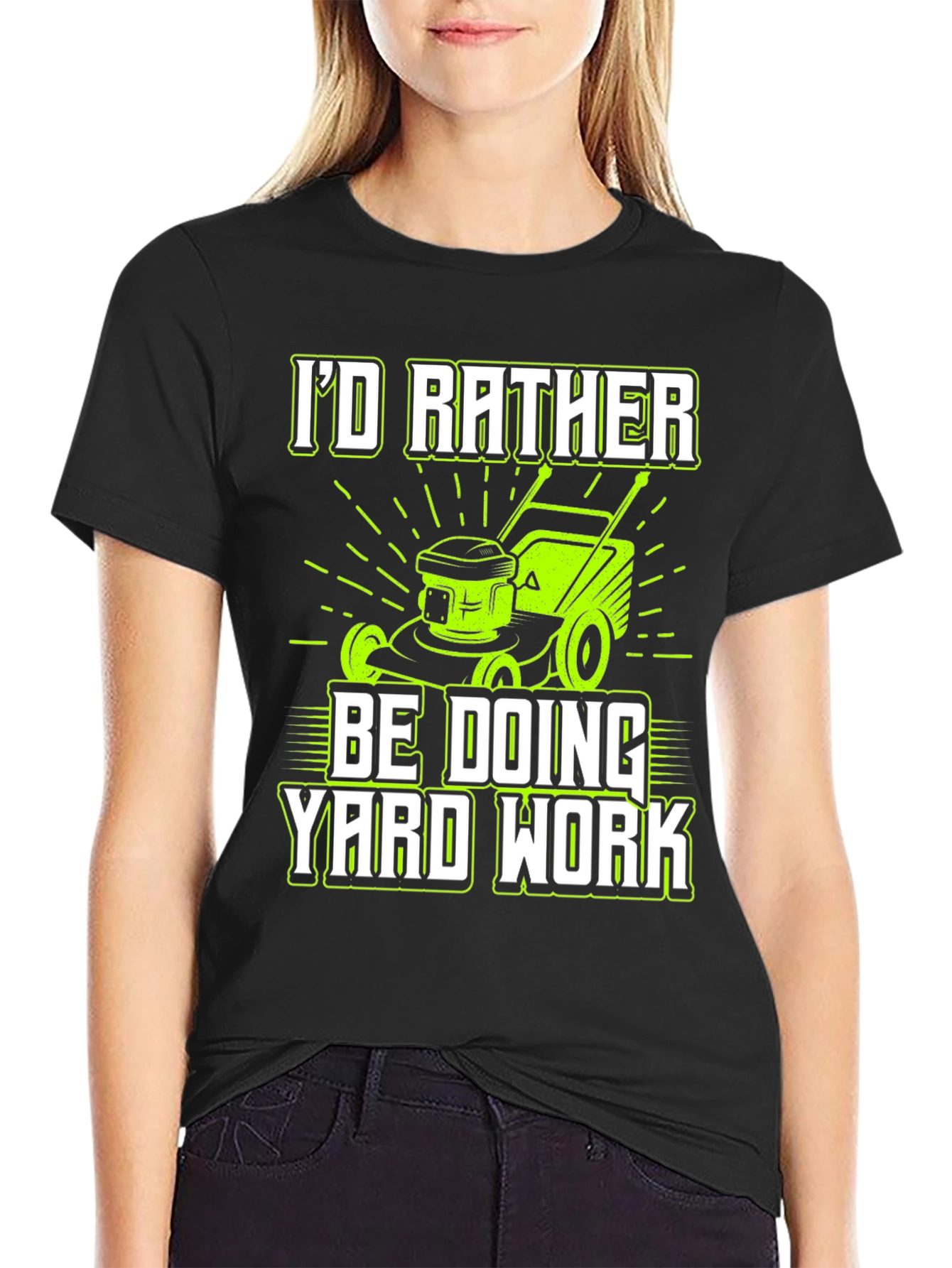 Yard Work T-Shirt - Lawn Mower Graphic Tee