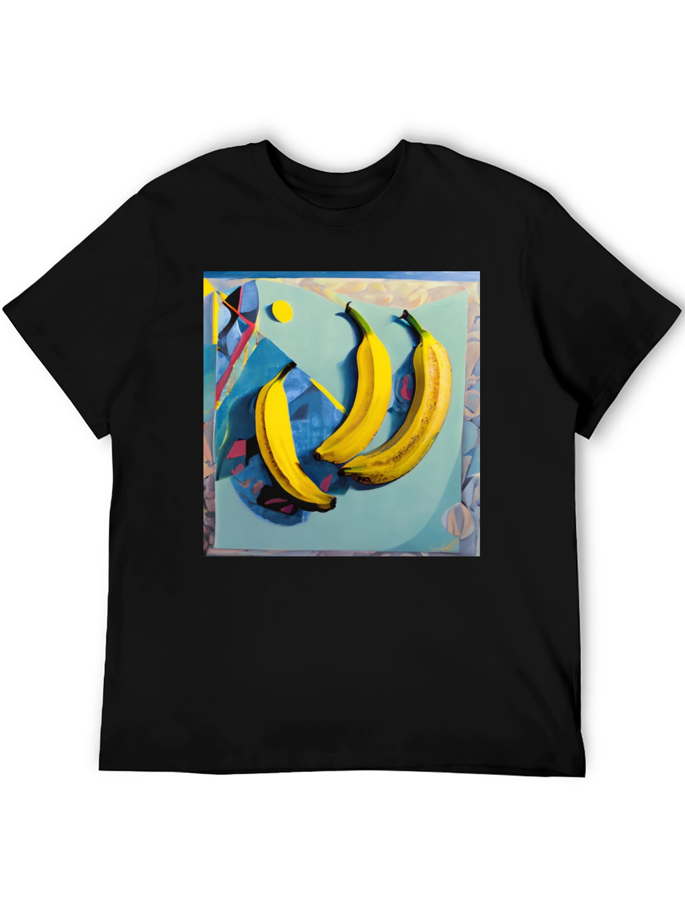 Abstract Banana Art Graphic Tee
