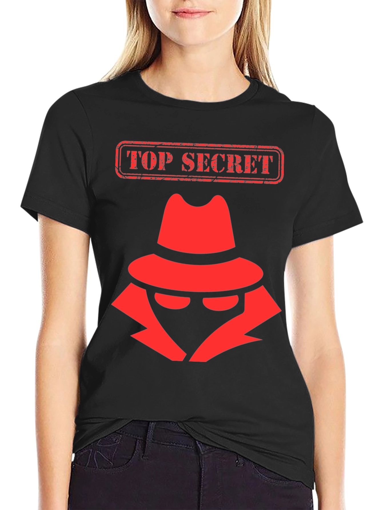 Top Secret Spy T-Shirt - Detective Design