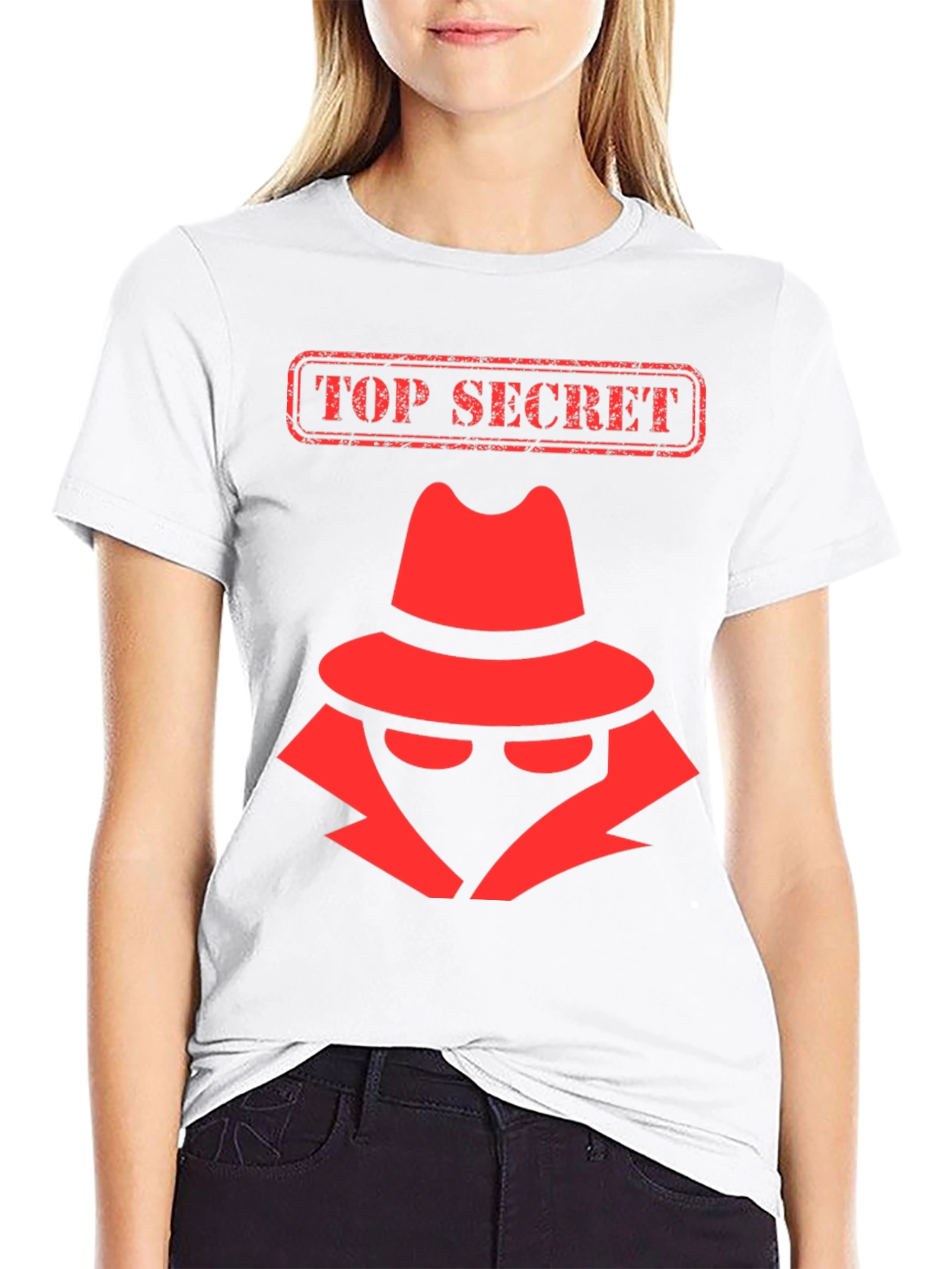 Top Secret Spy T-Shirt - Detective Design