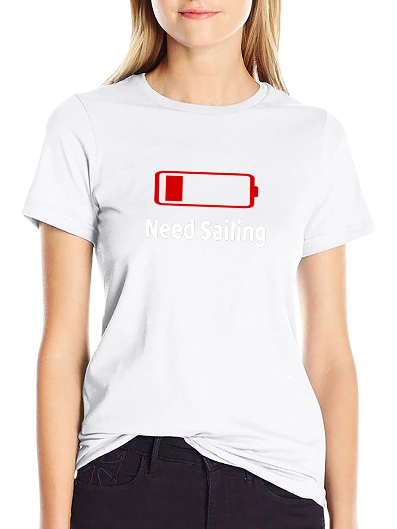 Need Sailing Battery T-Shirt
