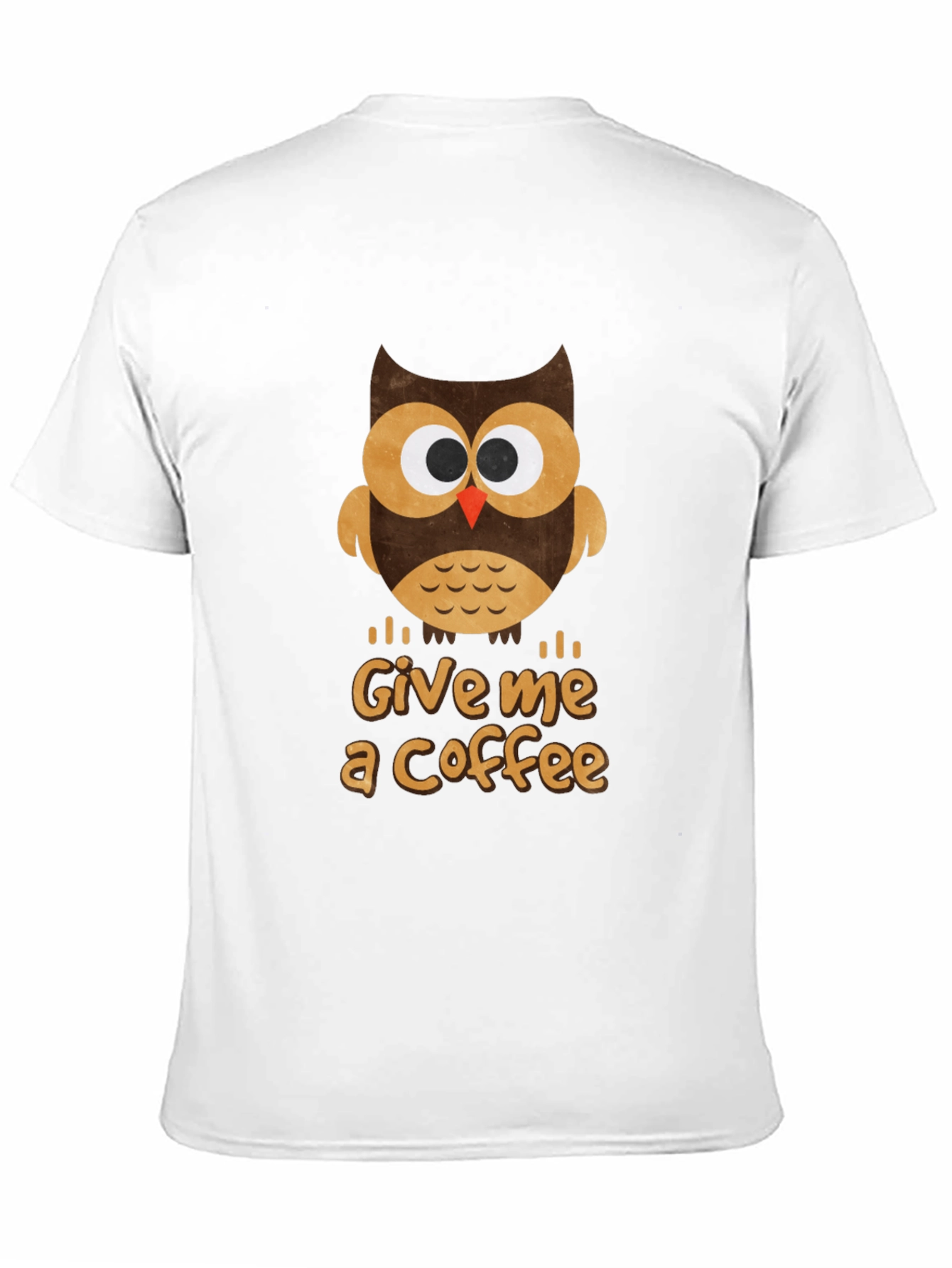 Owl Give Me Coffee T-Shirt - Cute Graphic Tee