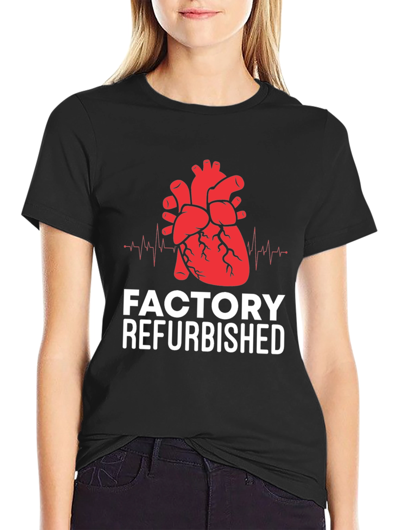 Factory Refurbished Heart Graphic Tee
