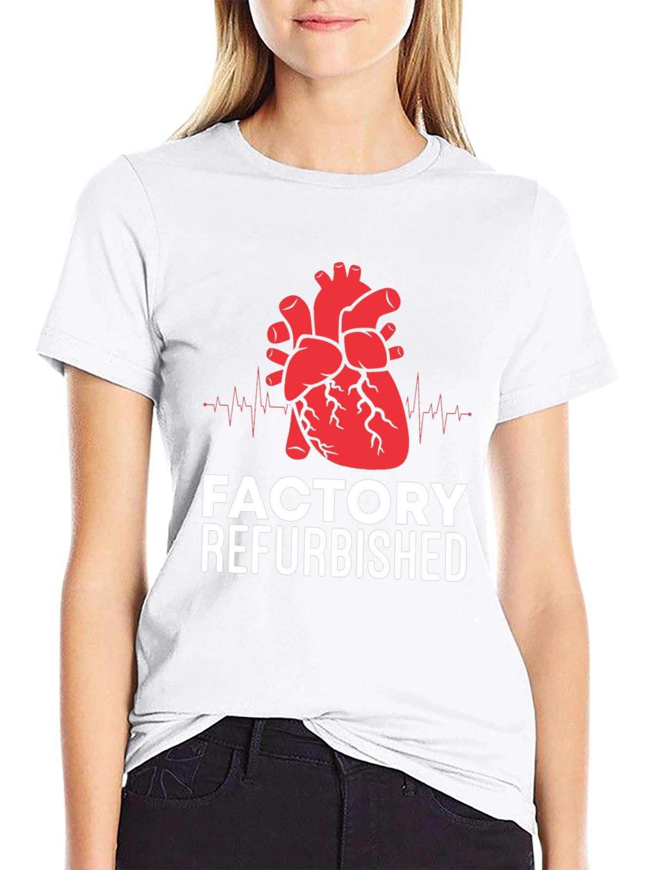 Factory Refurbished Heart Graphic Tee