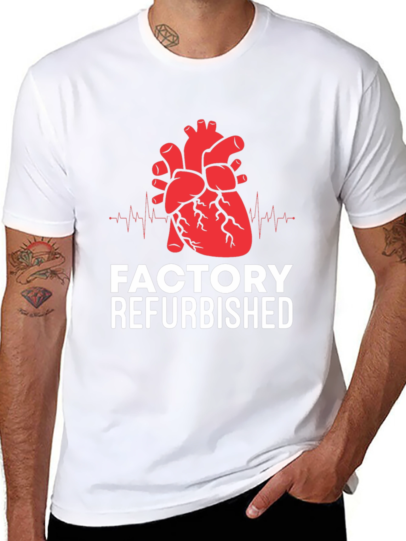Factory Refurbished Heart Graphic Tee