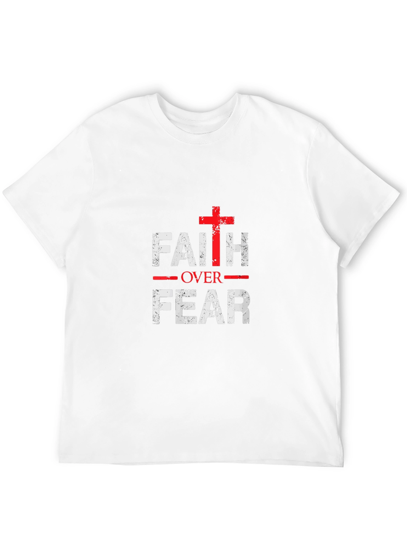 Faith Over Fear Graphic Tee - Christian Apparel
