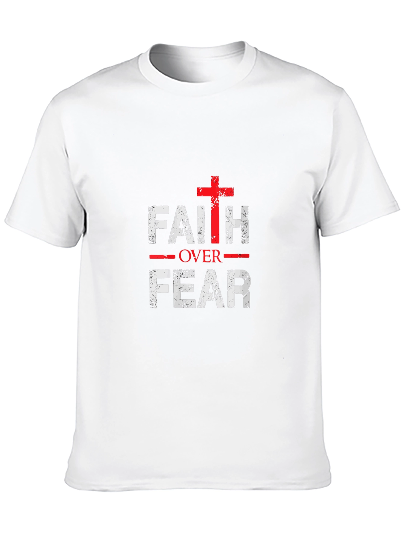 Faith Over Fear Graphic Tee - Christian Apparel