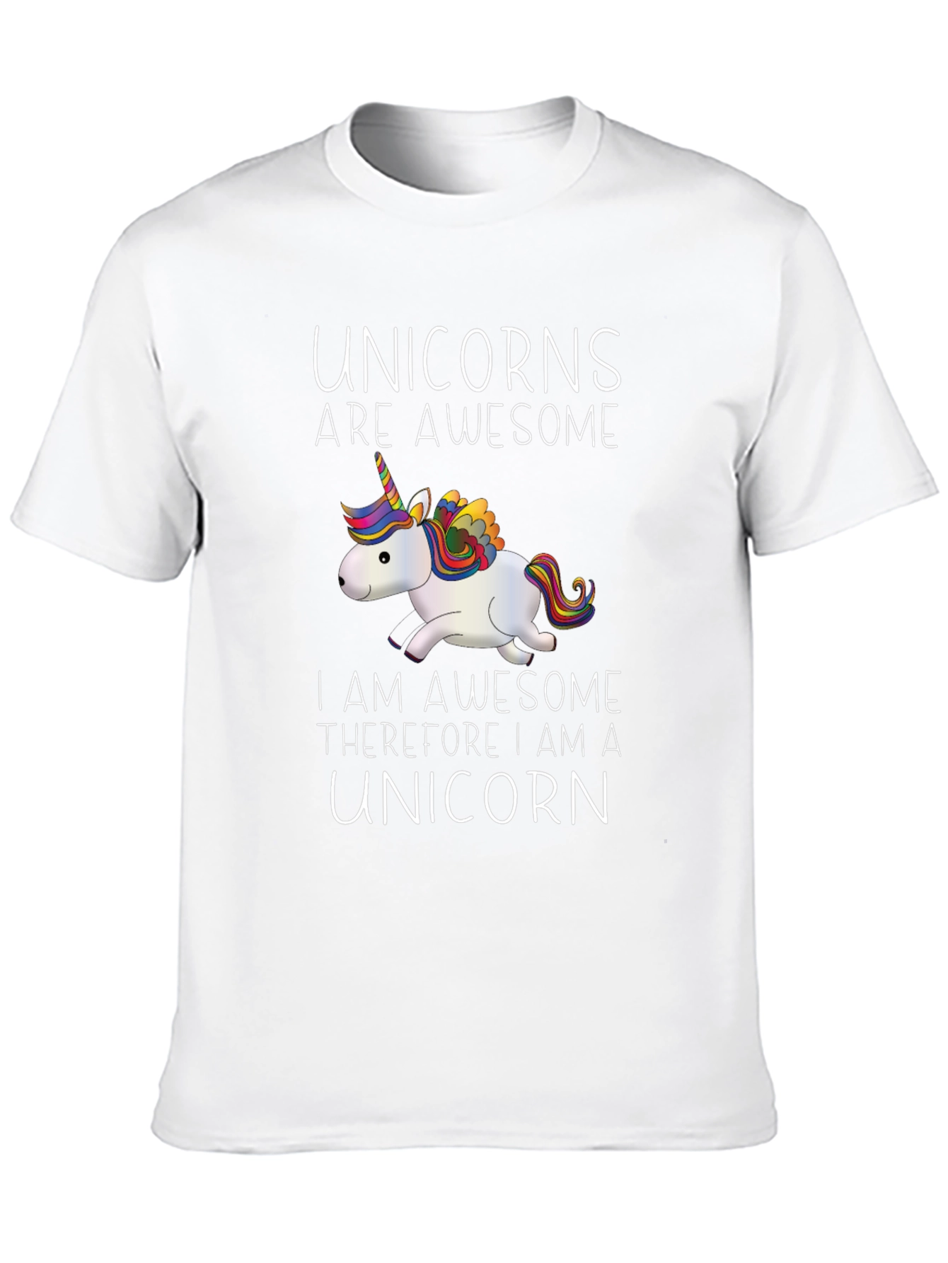 Unicorns Are Awesome Graphic T-Shirt