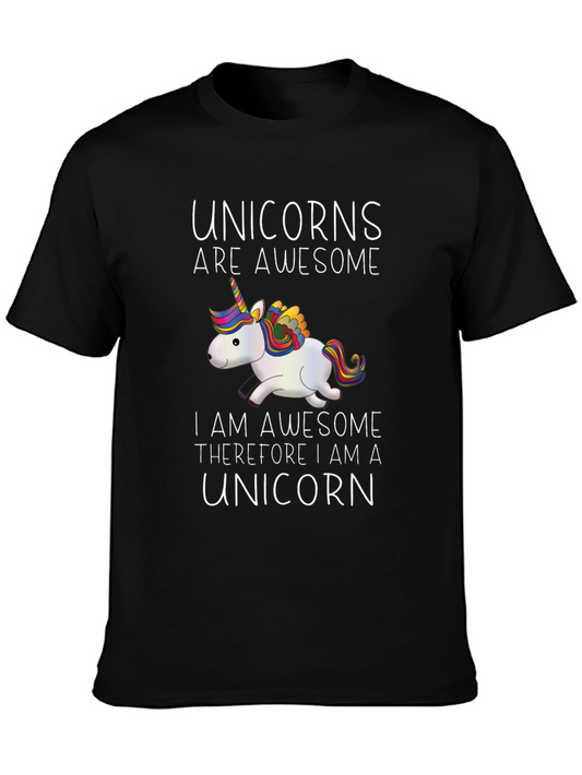 Unicorns Are Awesome Graphic T-Shirt