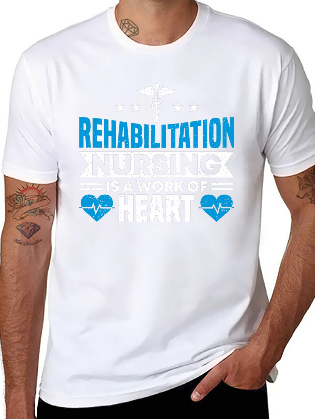 Rehabilitation Nursing Heart T-Shirt