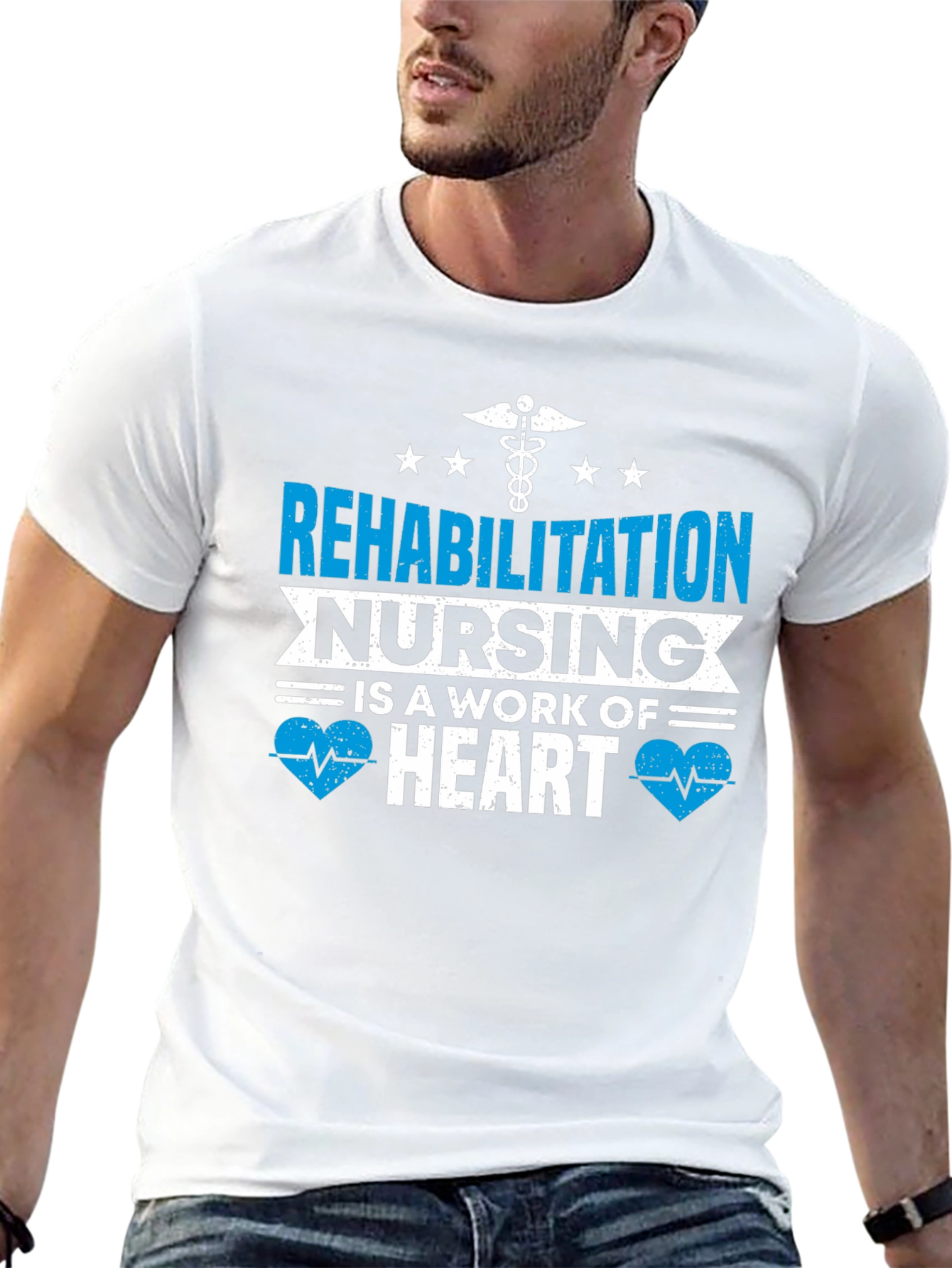 Rehabilitation Nursing Heart T-Shirt