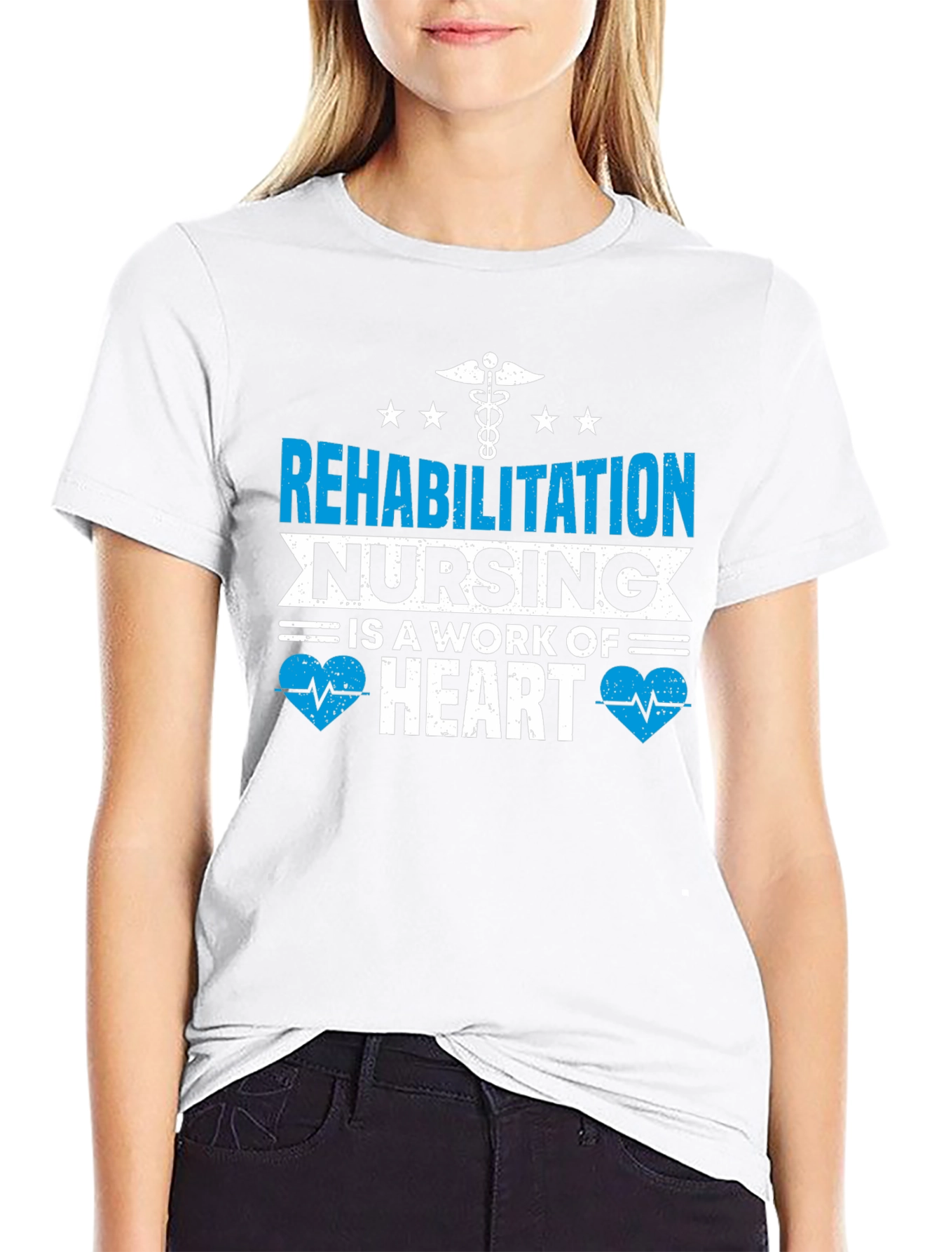 Rehabilitation Nursing Heart T-Shirt