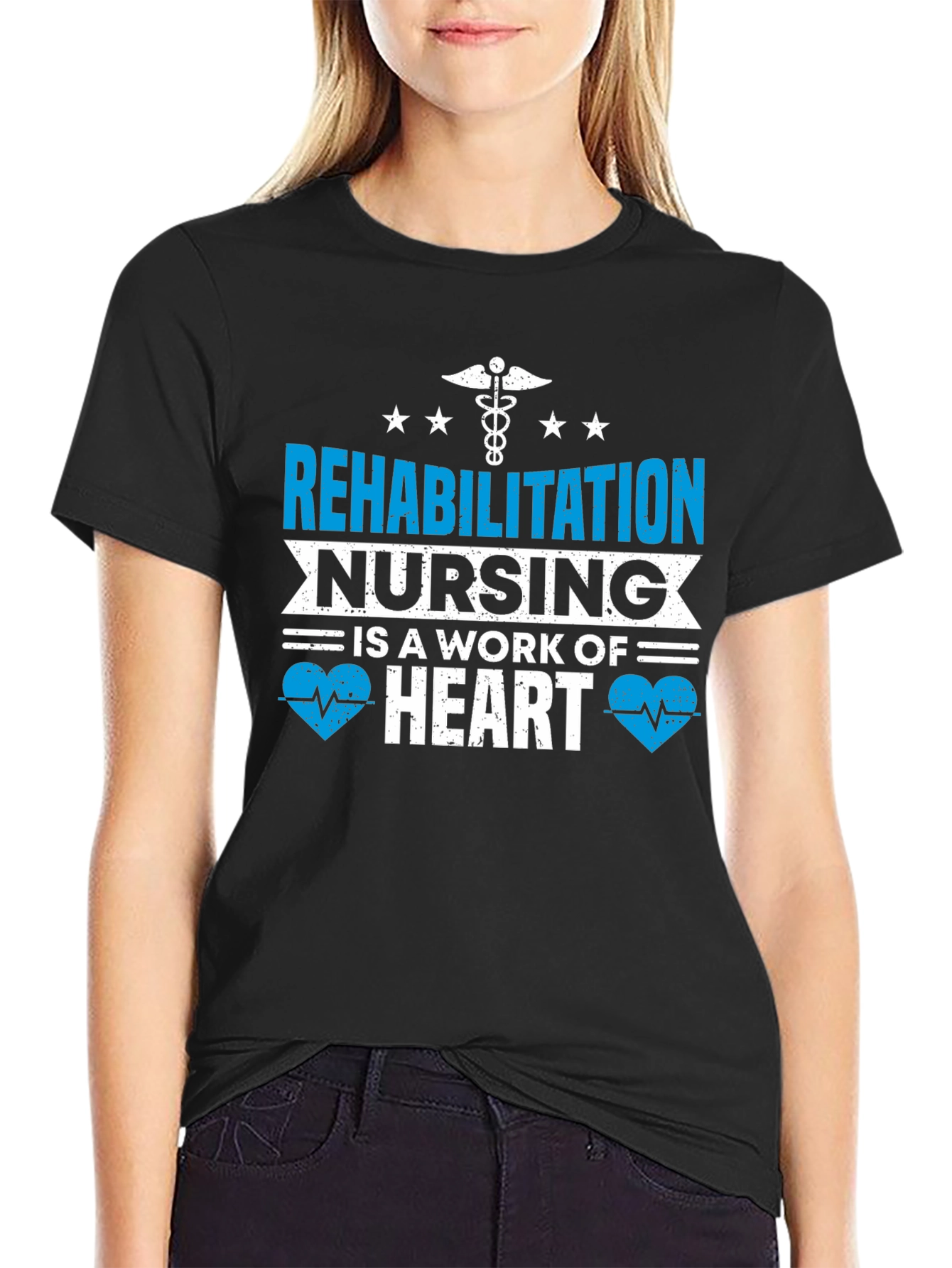 Rehabilitation Nursing Heart T-Shirt