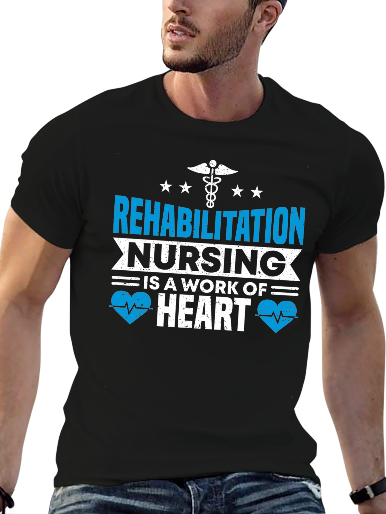 Rehabilitation Nursing Heart T-Shirt