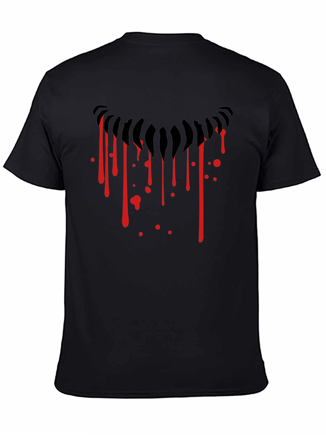 Bleeding Fang Graphic Tee - Black