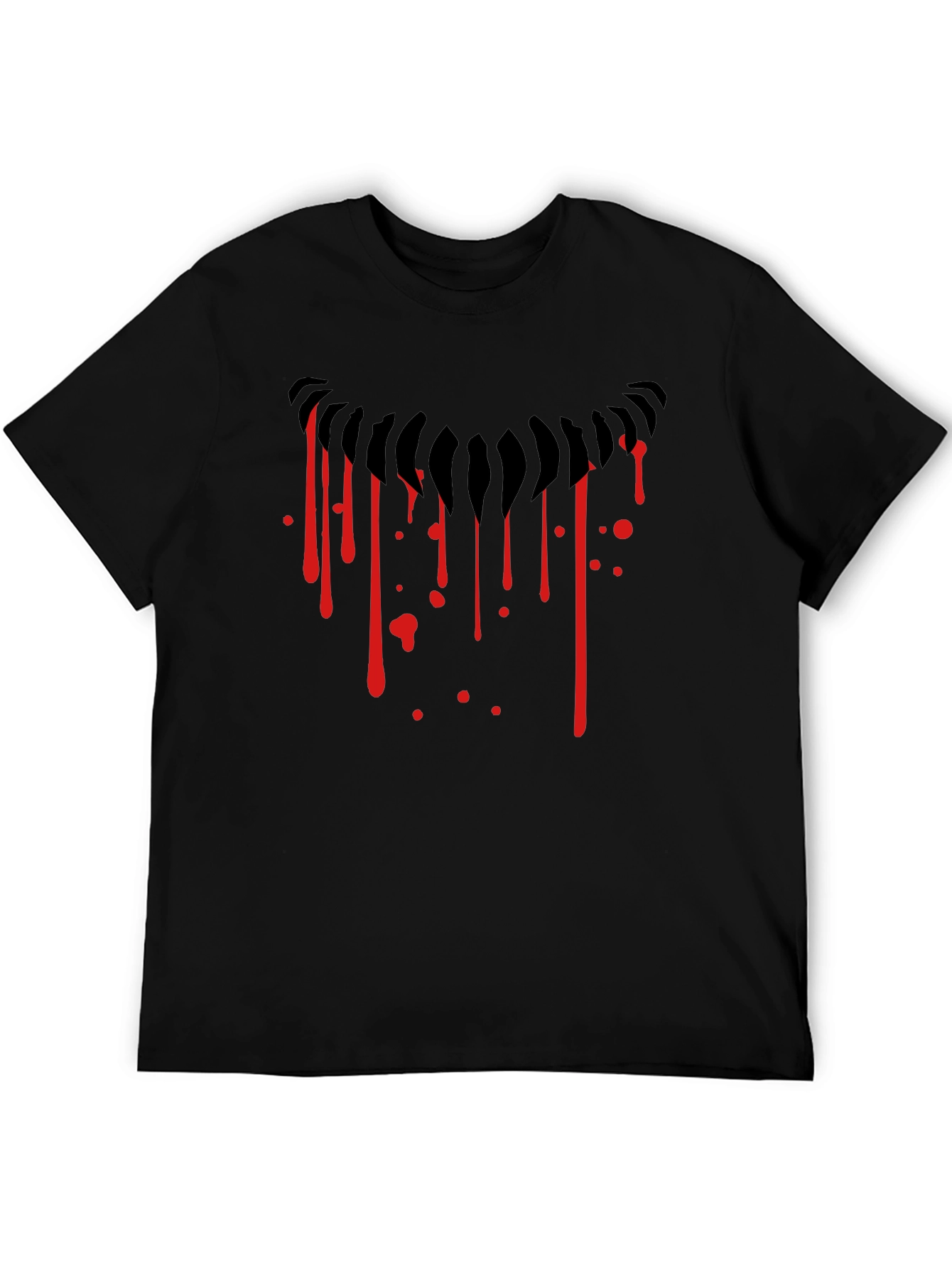Bleeding Fang Graphic Tee - Black
