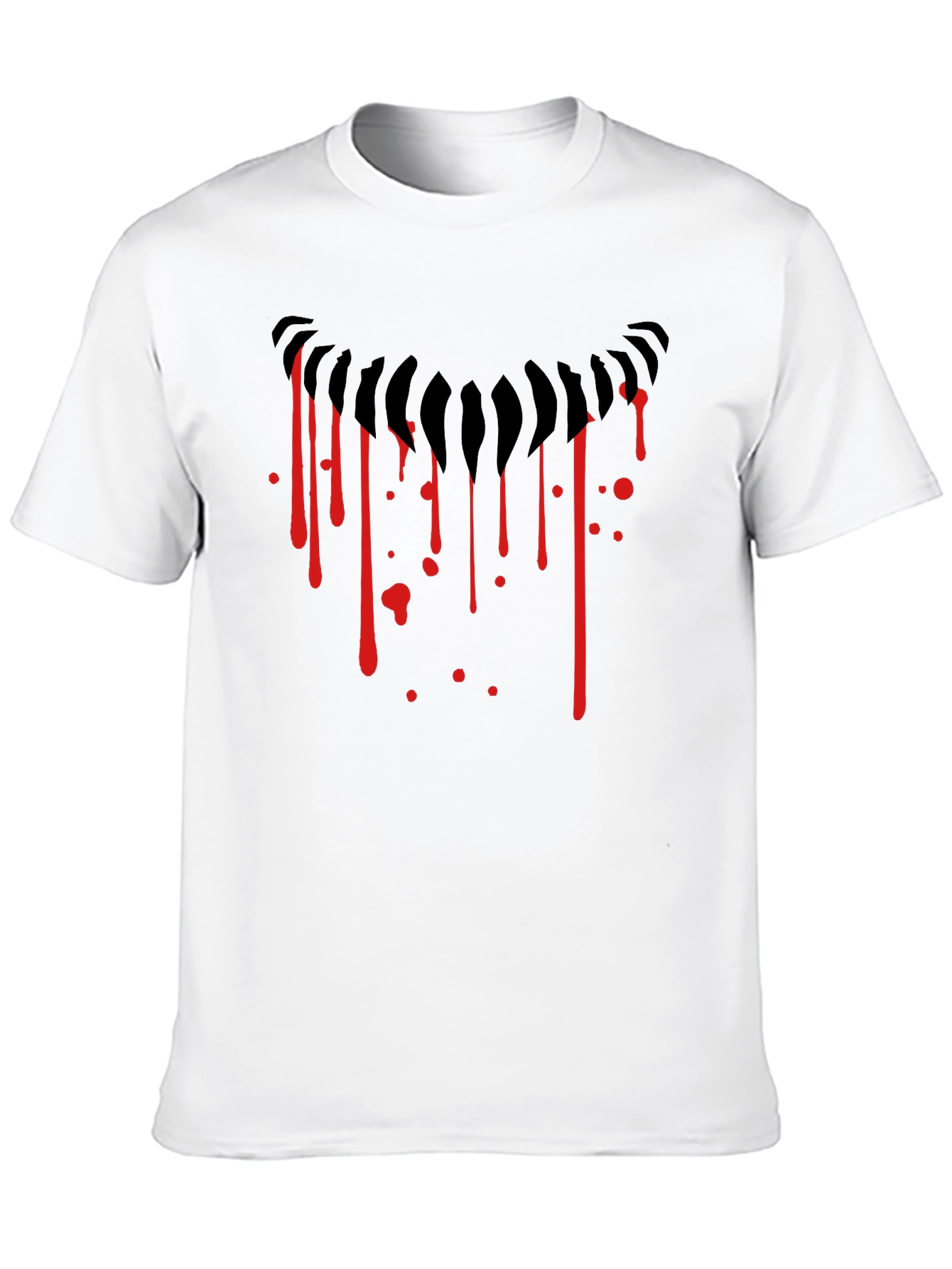 Bleeding Fang Graphic Tee - Black