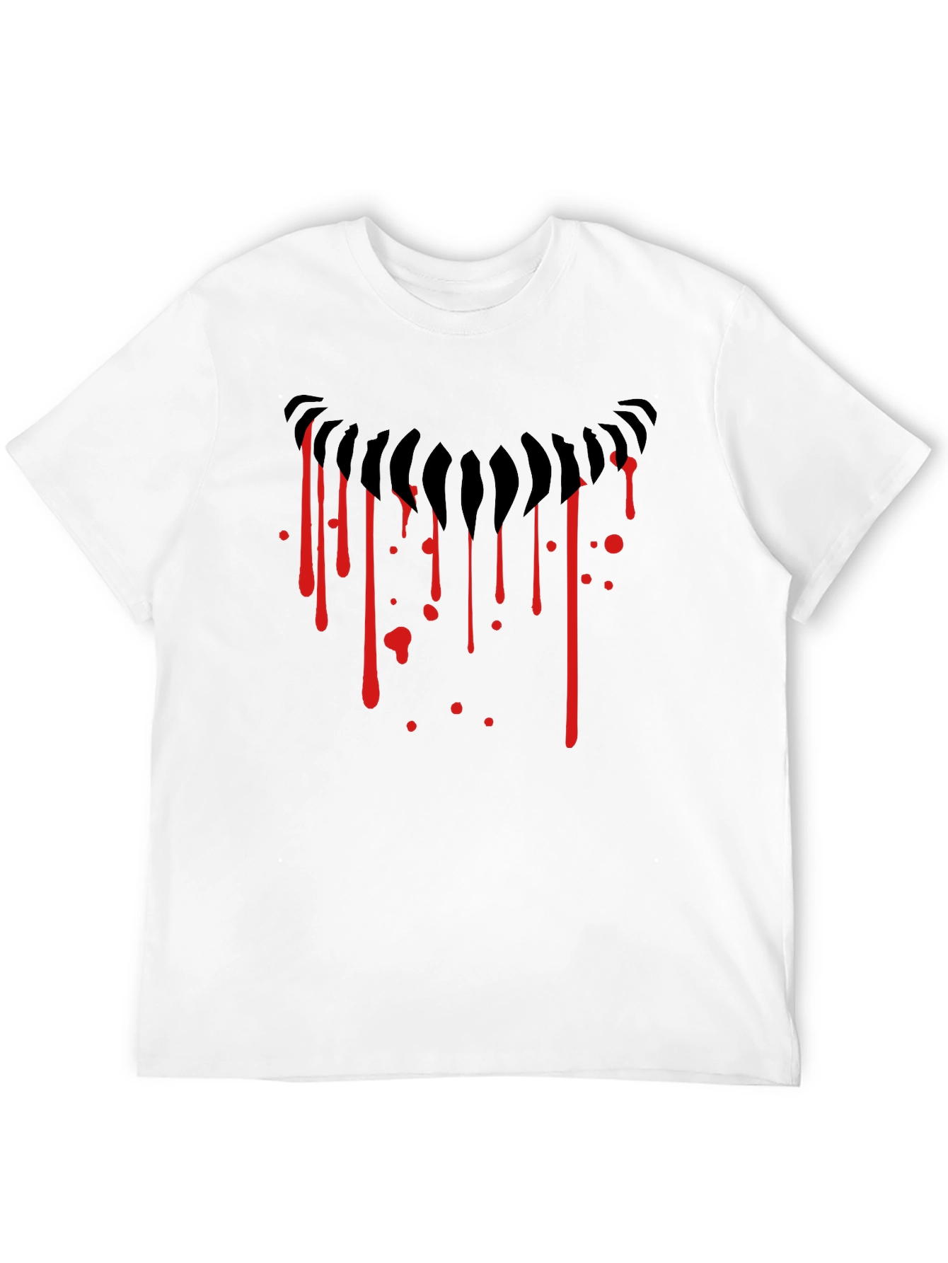 Bleeding Fang Graphic Tee - Black