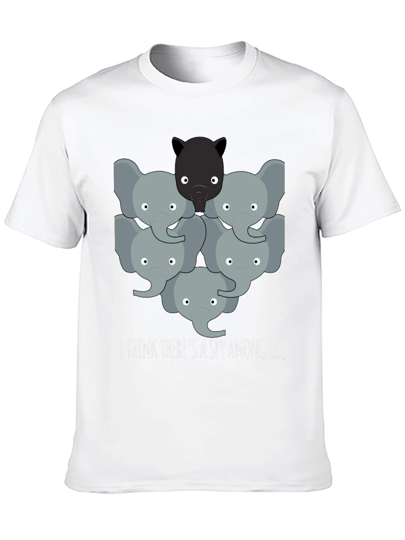 Spy Among Us Graphic T-Shirt - Black