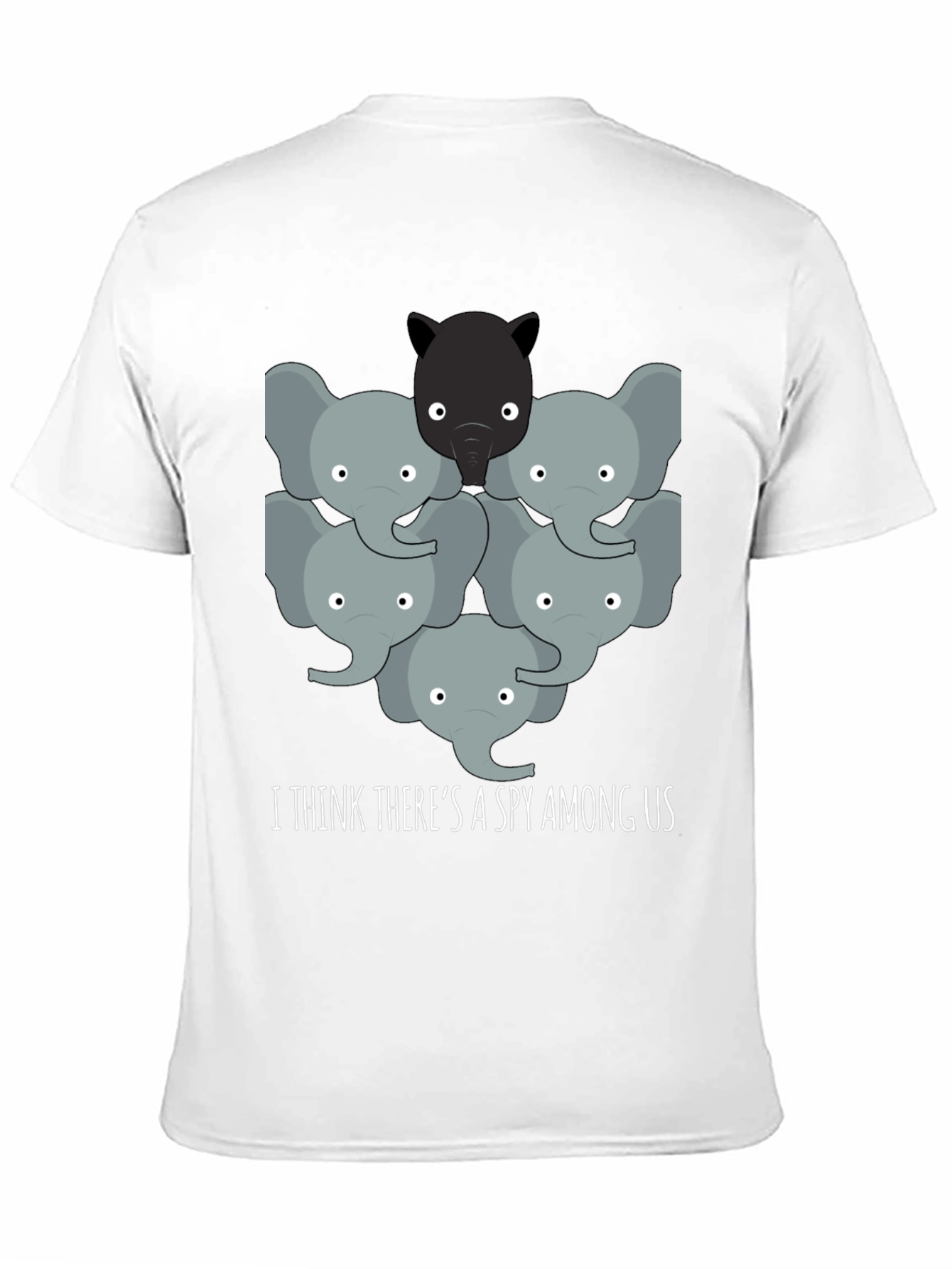 Spy Among Us Graphic T-Shirt - Black
