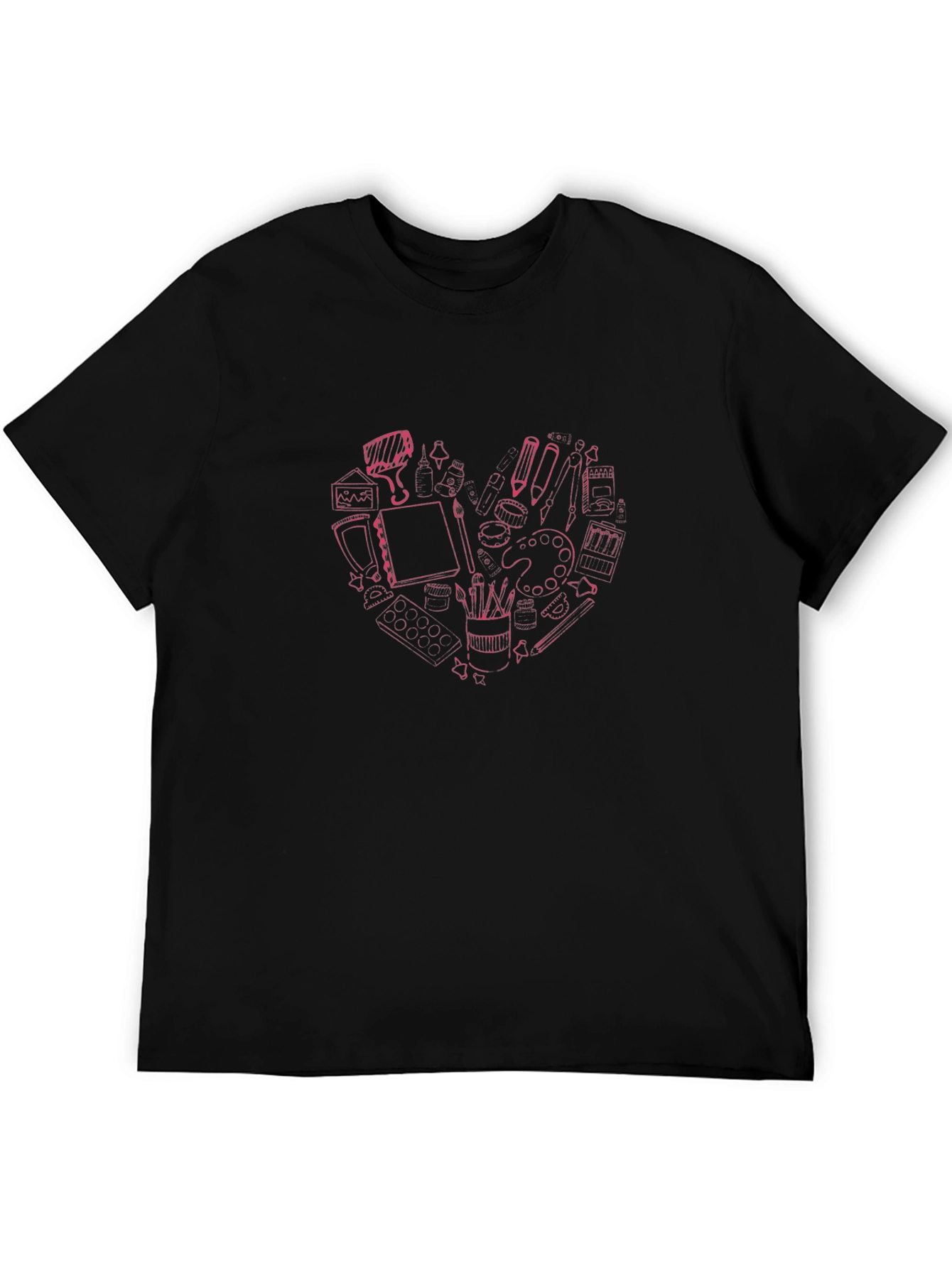 Artists Heart Graphic Tee - Black