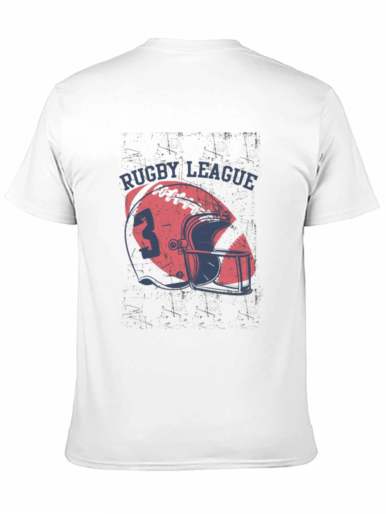 Rugby League Graphic Tee - Casual Black T-Shirt