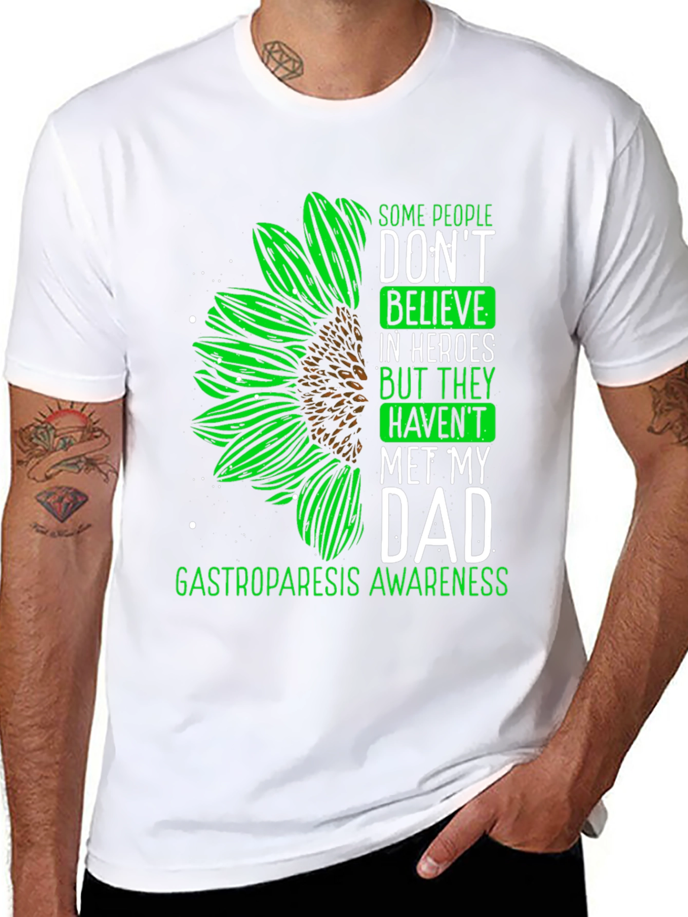 Gastroparesis Awareness Dad T-Shirt