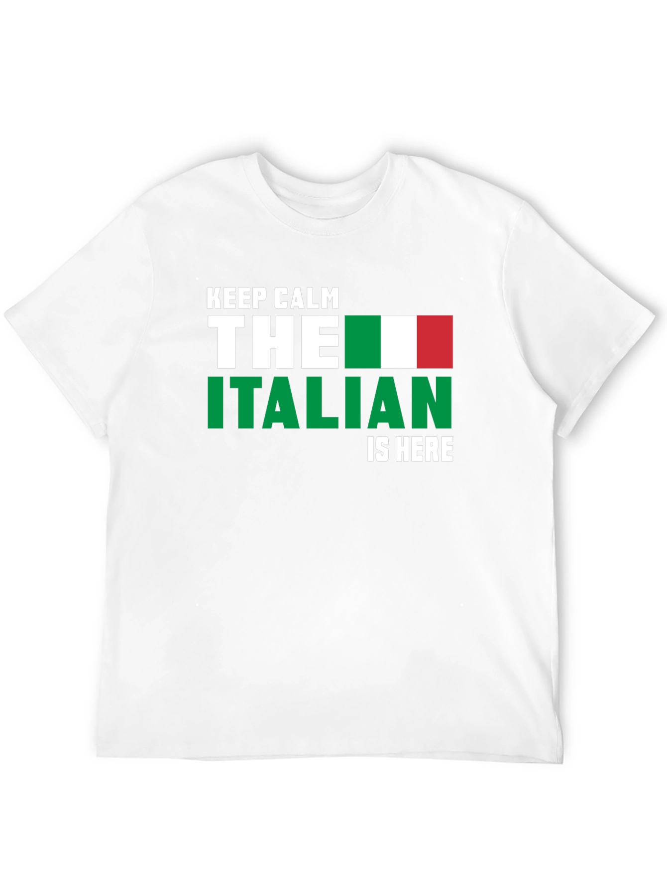 Keep Calm Italian Is Here Graphic T-Shirt
