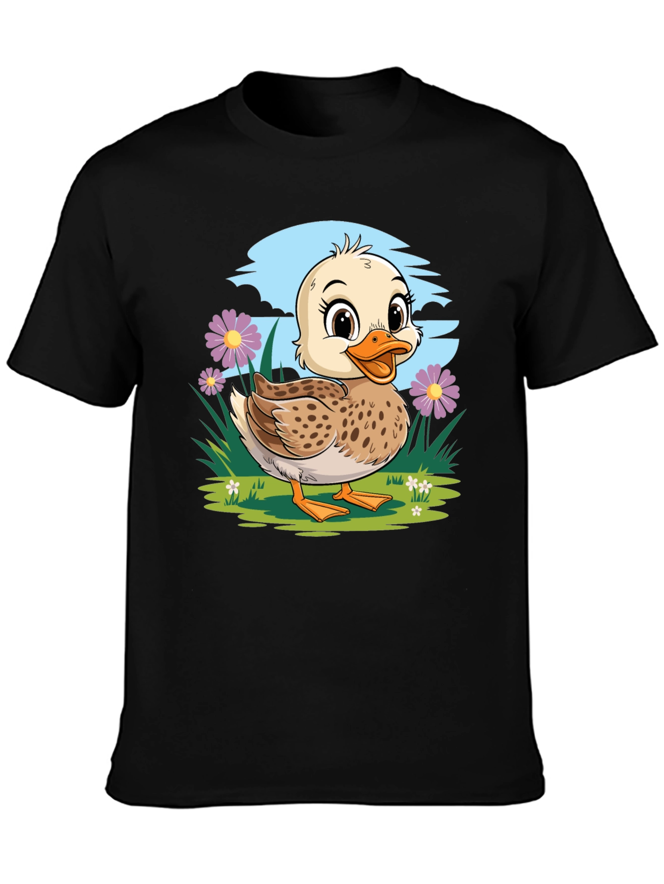 Duckling T-Shirt - Cute Cartoon Graphic Tee