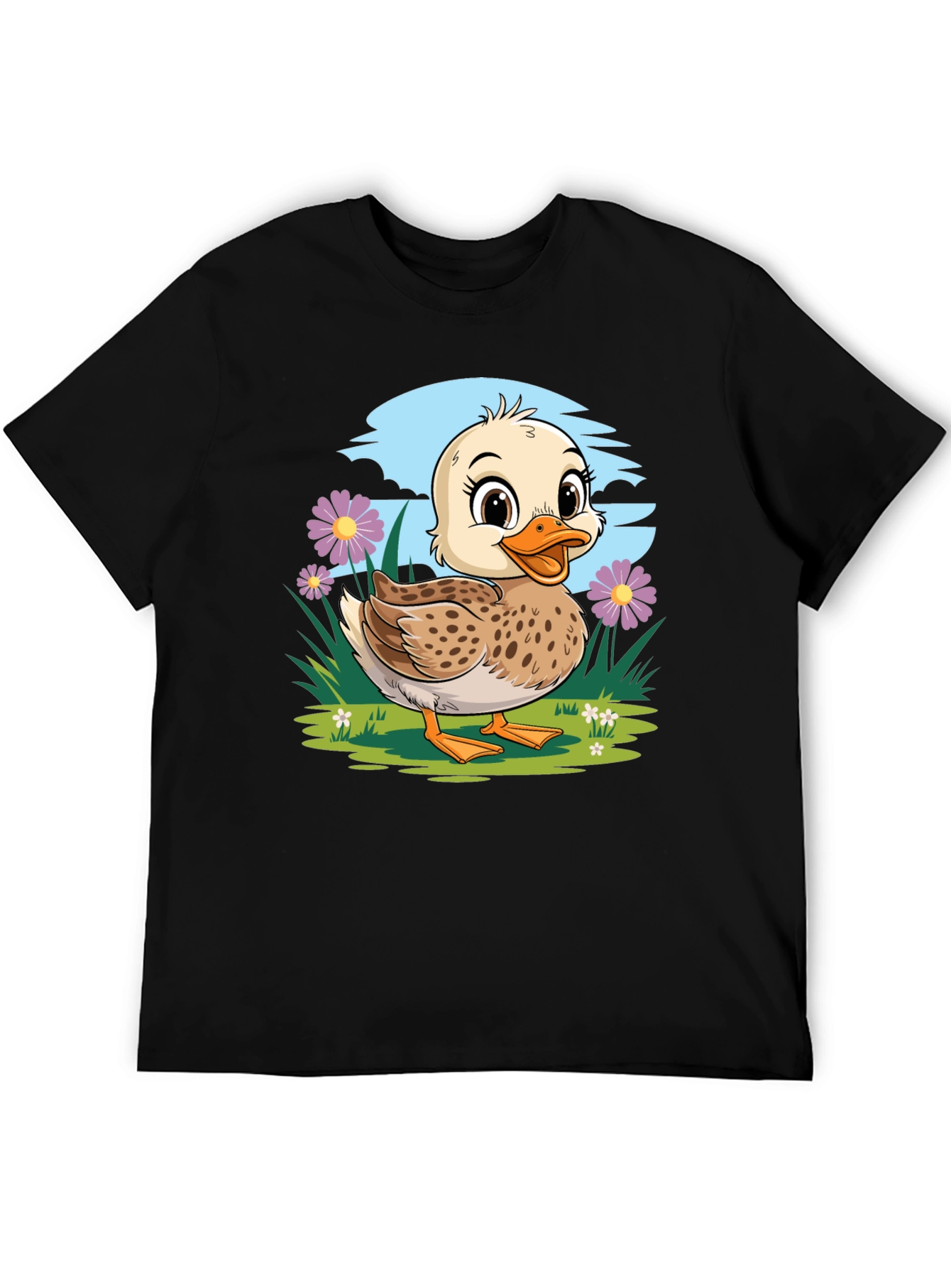 Duckling T-Shirt - Cute Cartoon Graphic Tee