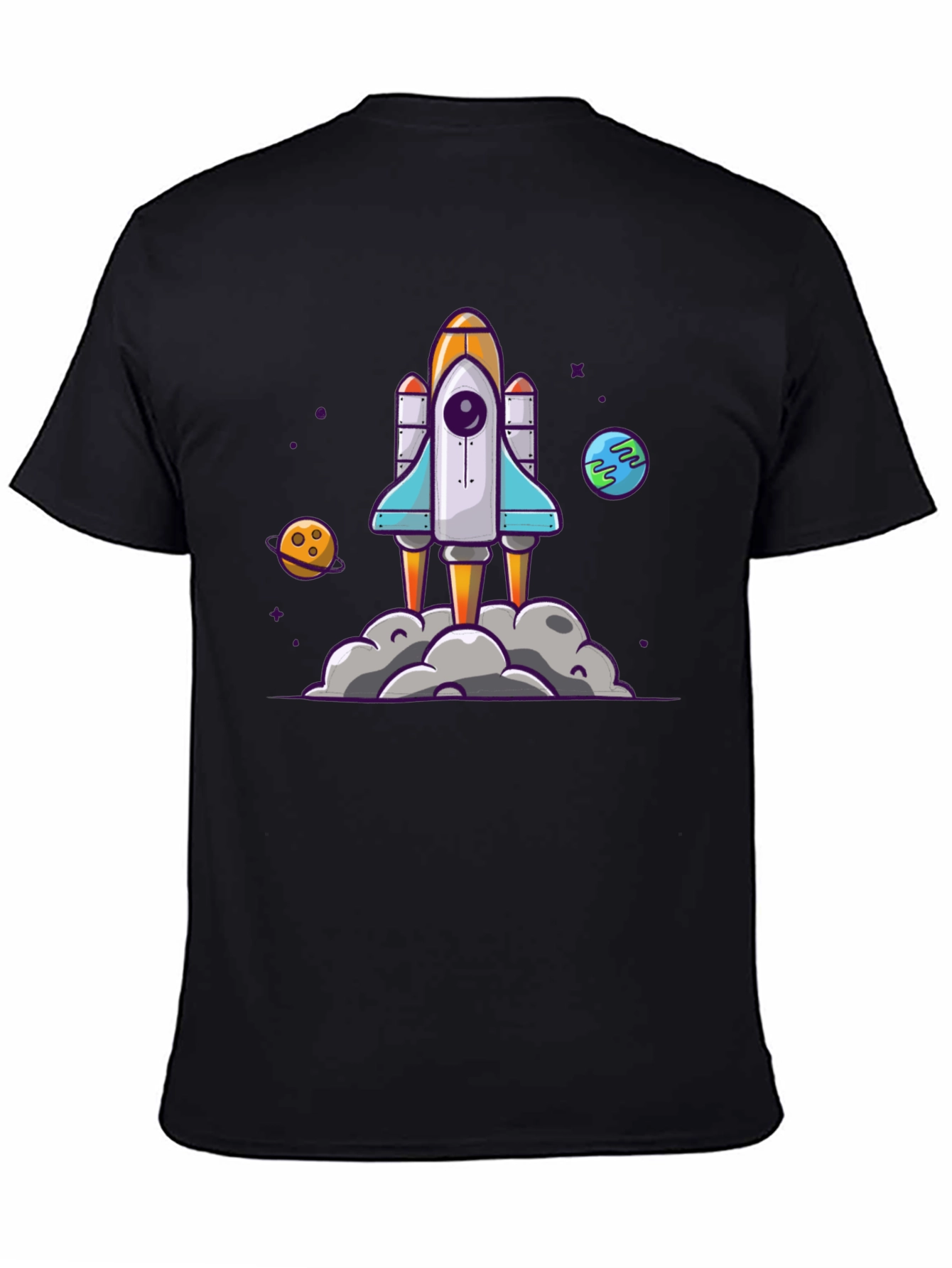 Rocket Launch Graphic Tee - Space Adventure Shirt