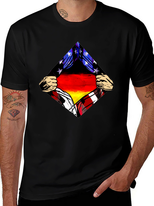 German Flag T-Shirt Patriotic Design