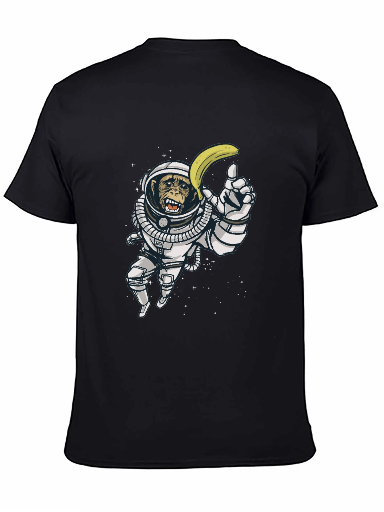 Ape Astronaut T-Shirt - Monkey in Space with Banana