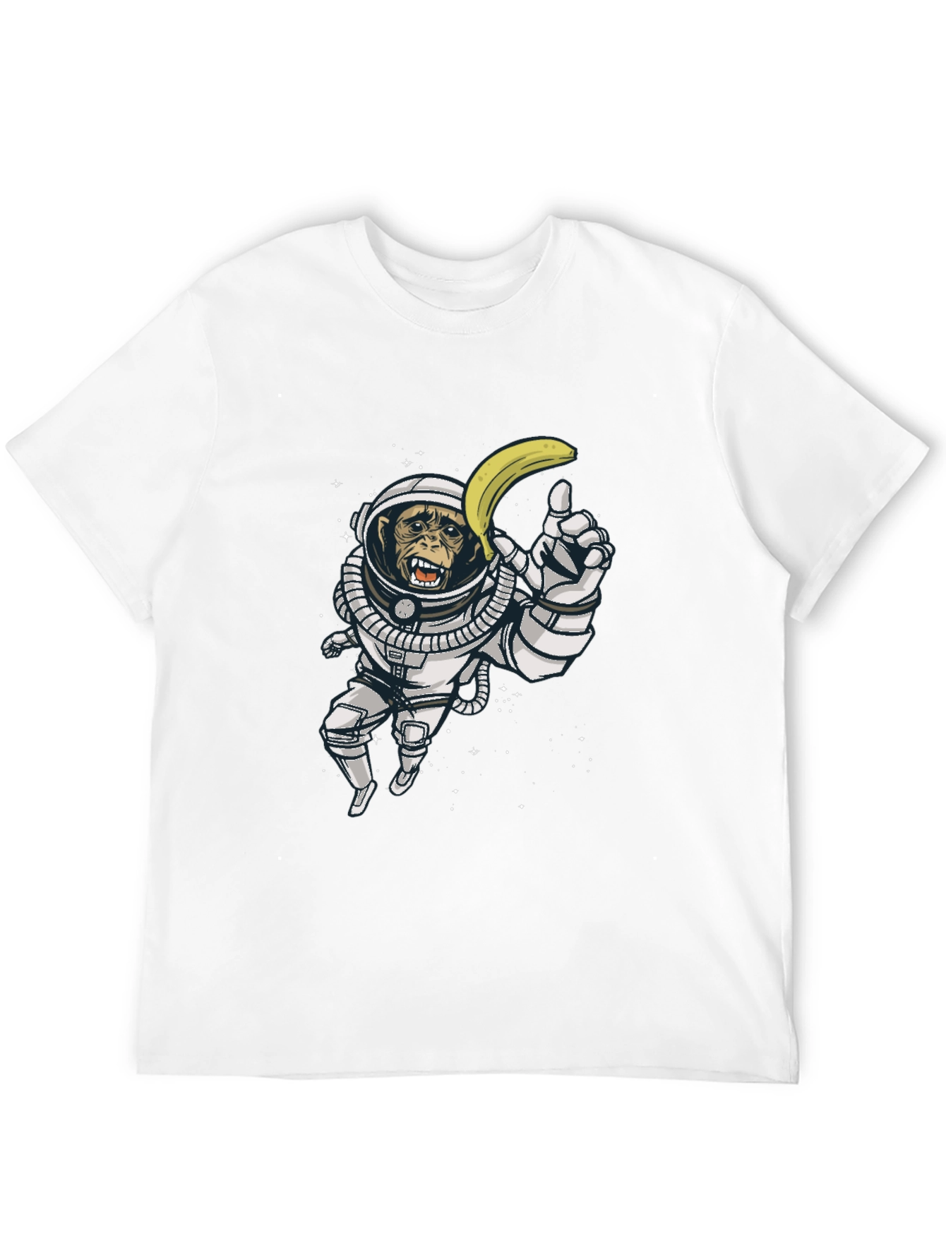 Ape Astronaut T-Shirt - Monkey in Space with Banana
