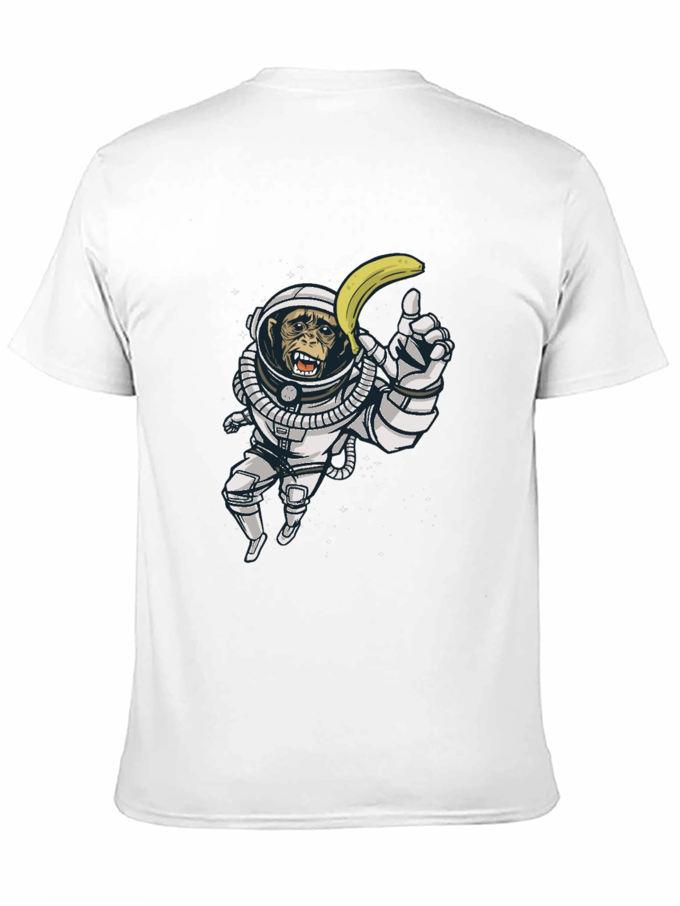 Ape Astronaut T-Shirt - Monkey in Space with Banana