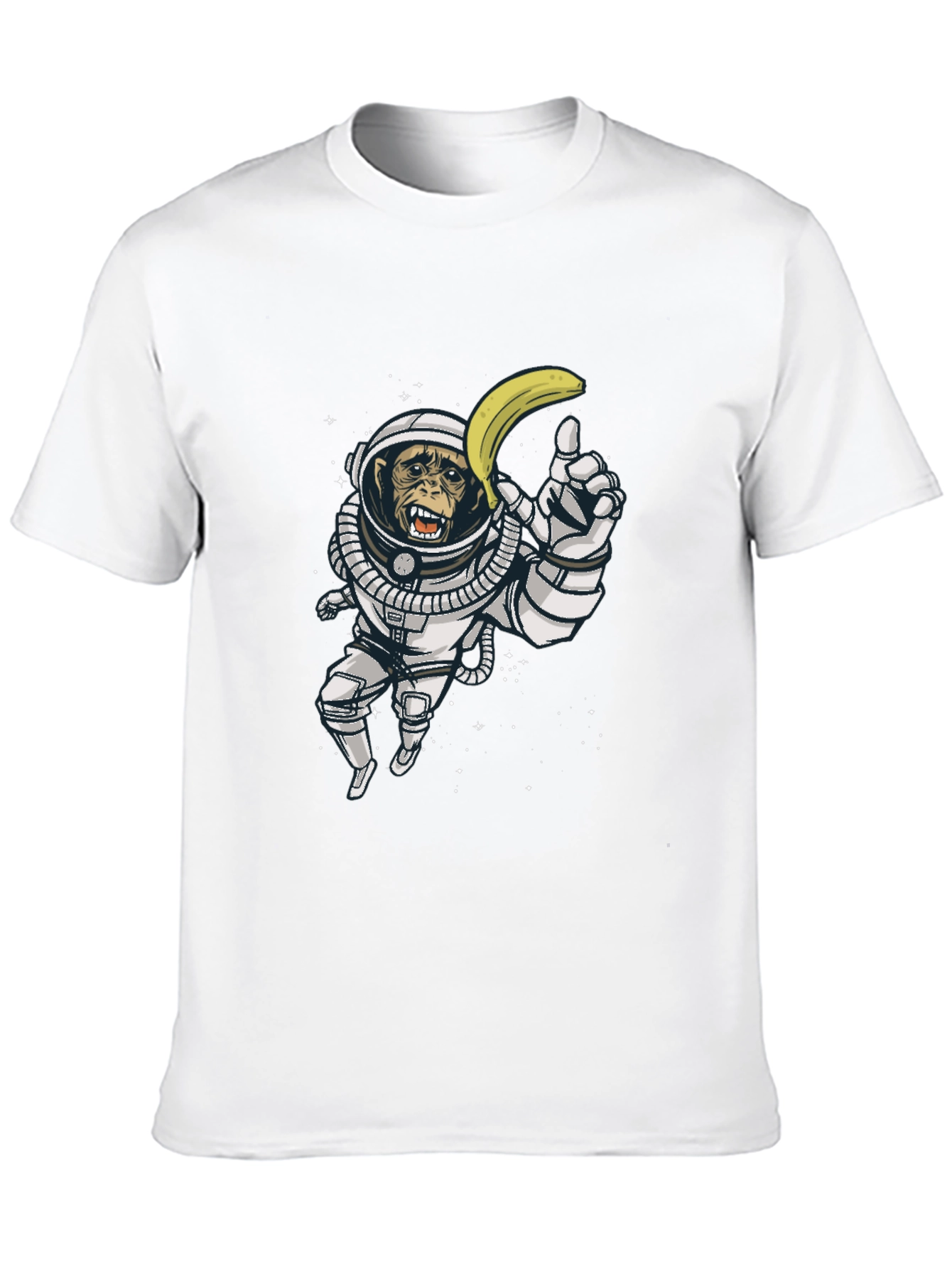 Ape Astronaut T-Shirt - Monkey in Space with Banana