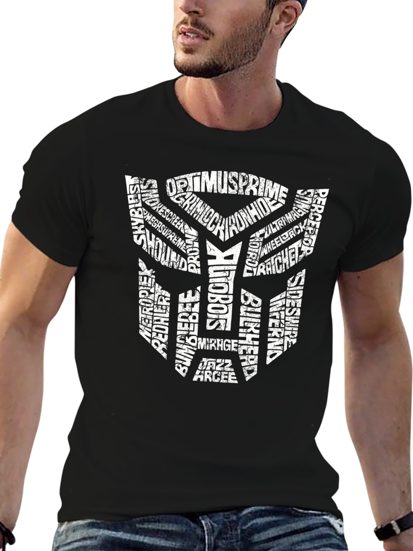 Transformers Autobots Word Art T-Shirt