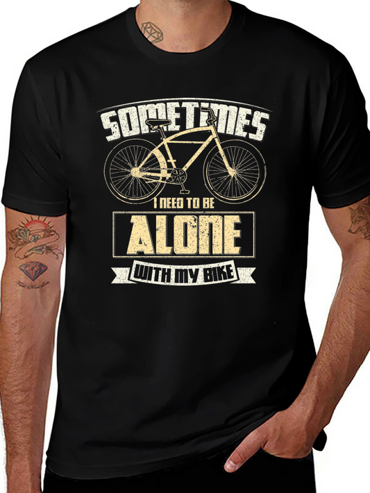 Alone With My Bike T-Shirt Cycling Tee