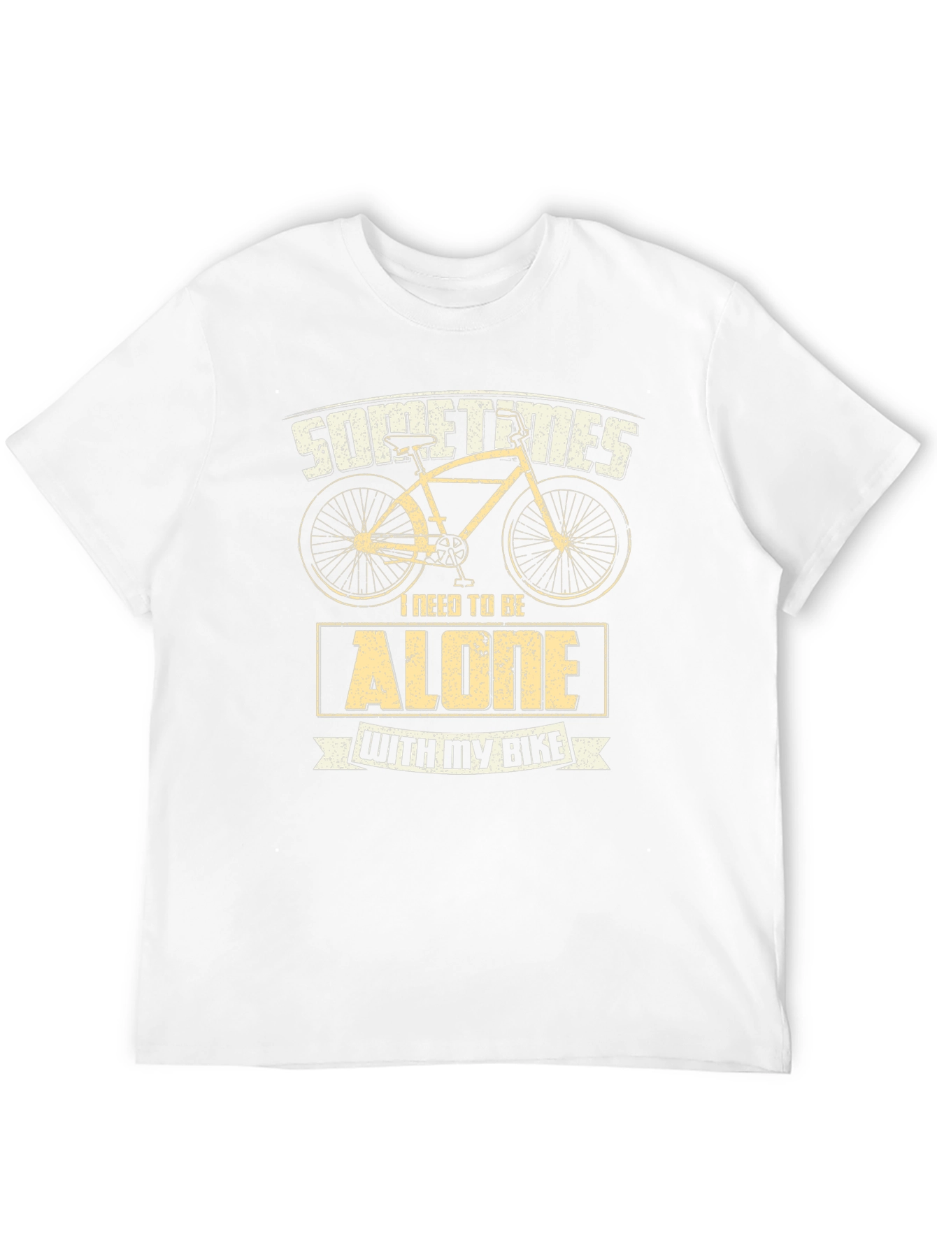Alone With My Bike T-Shirt Cycling Tee