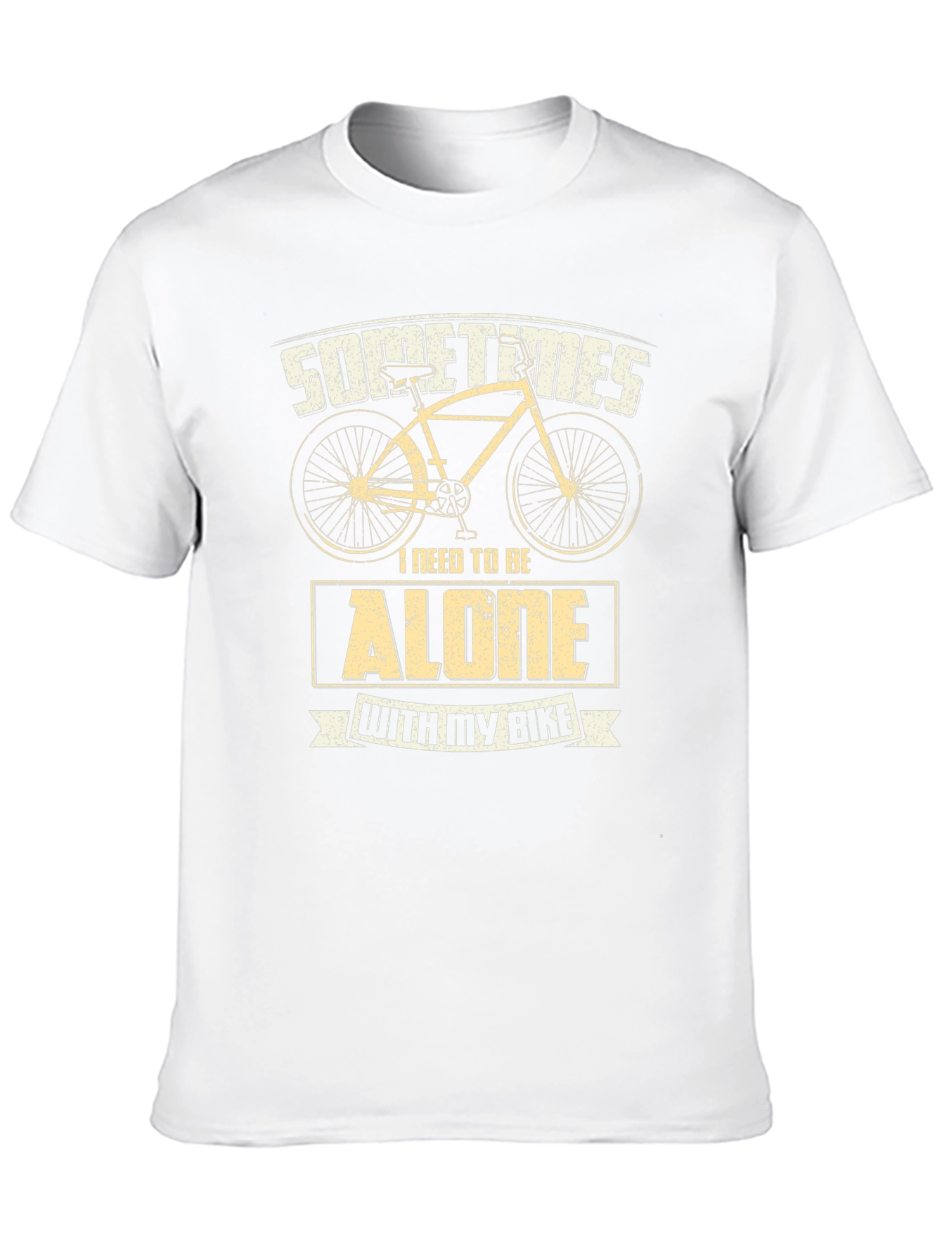 Alone With My Bike T-Shirt Cycling Tee
