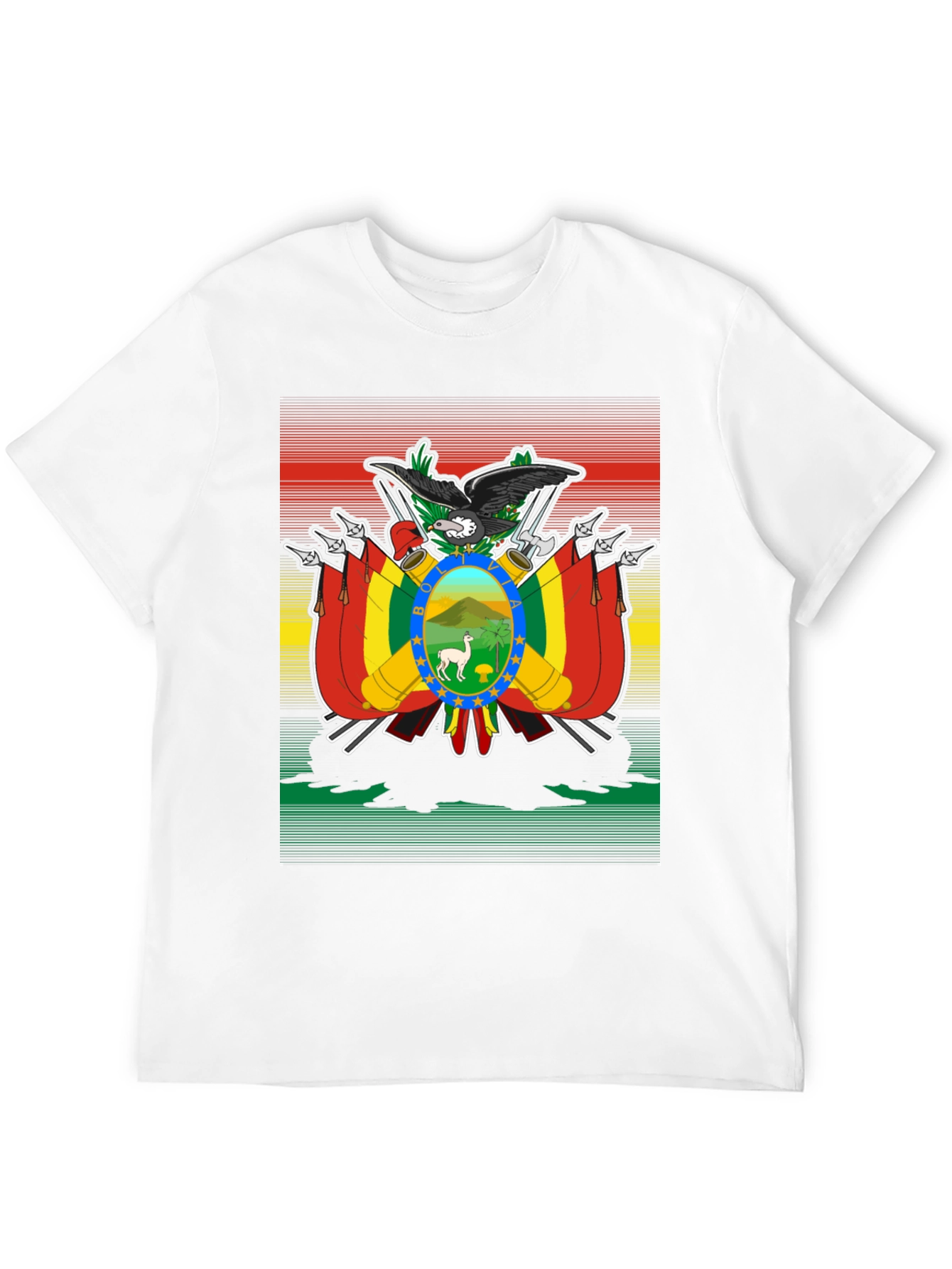 Bolivia Flag Graphic T-Shirt