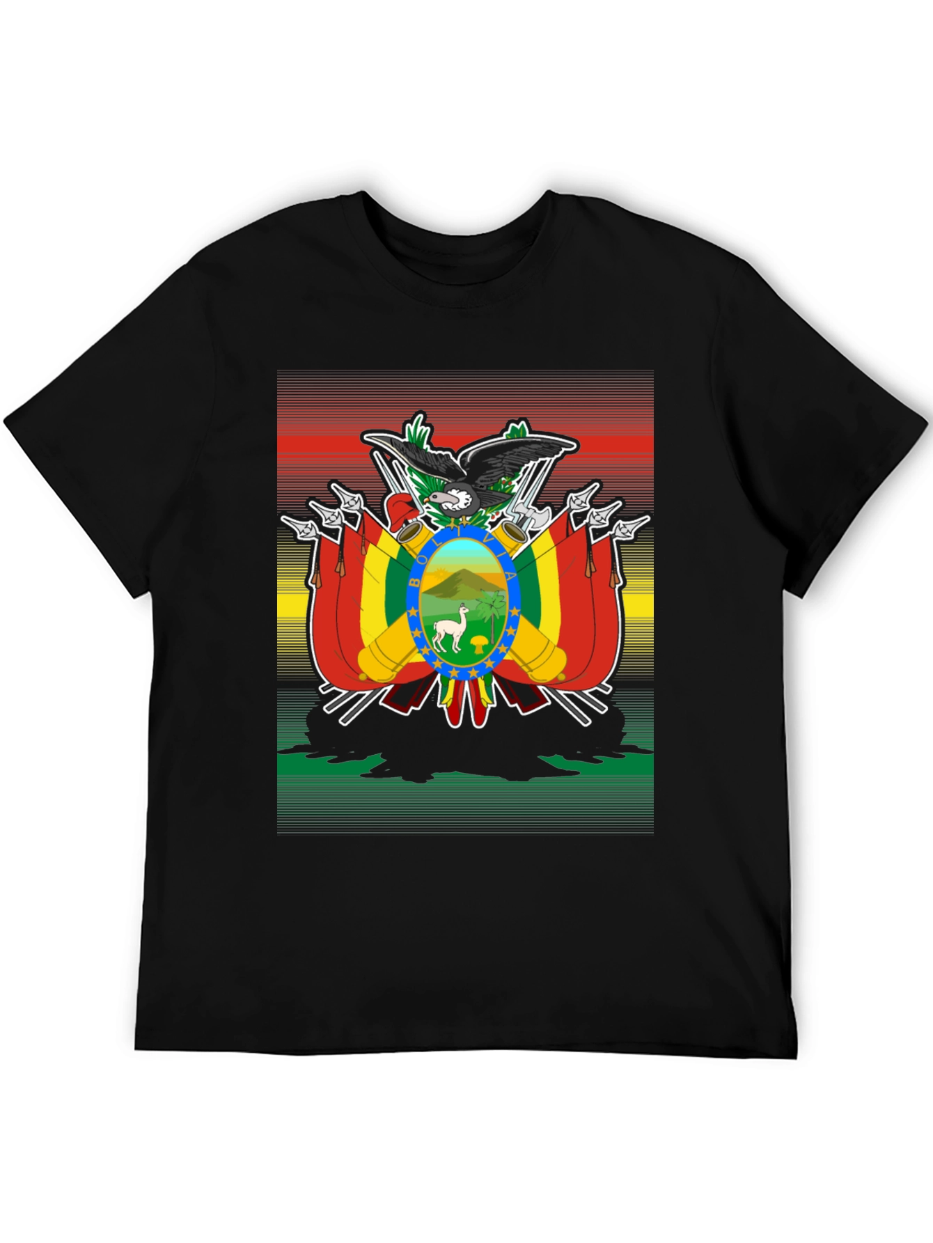 Bolivia Flag Graphic T-Shirt