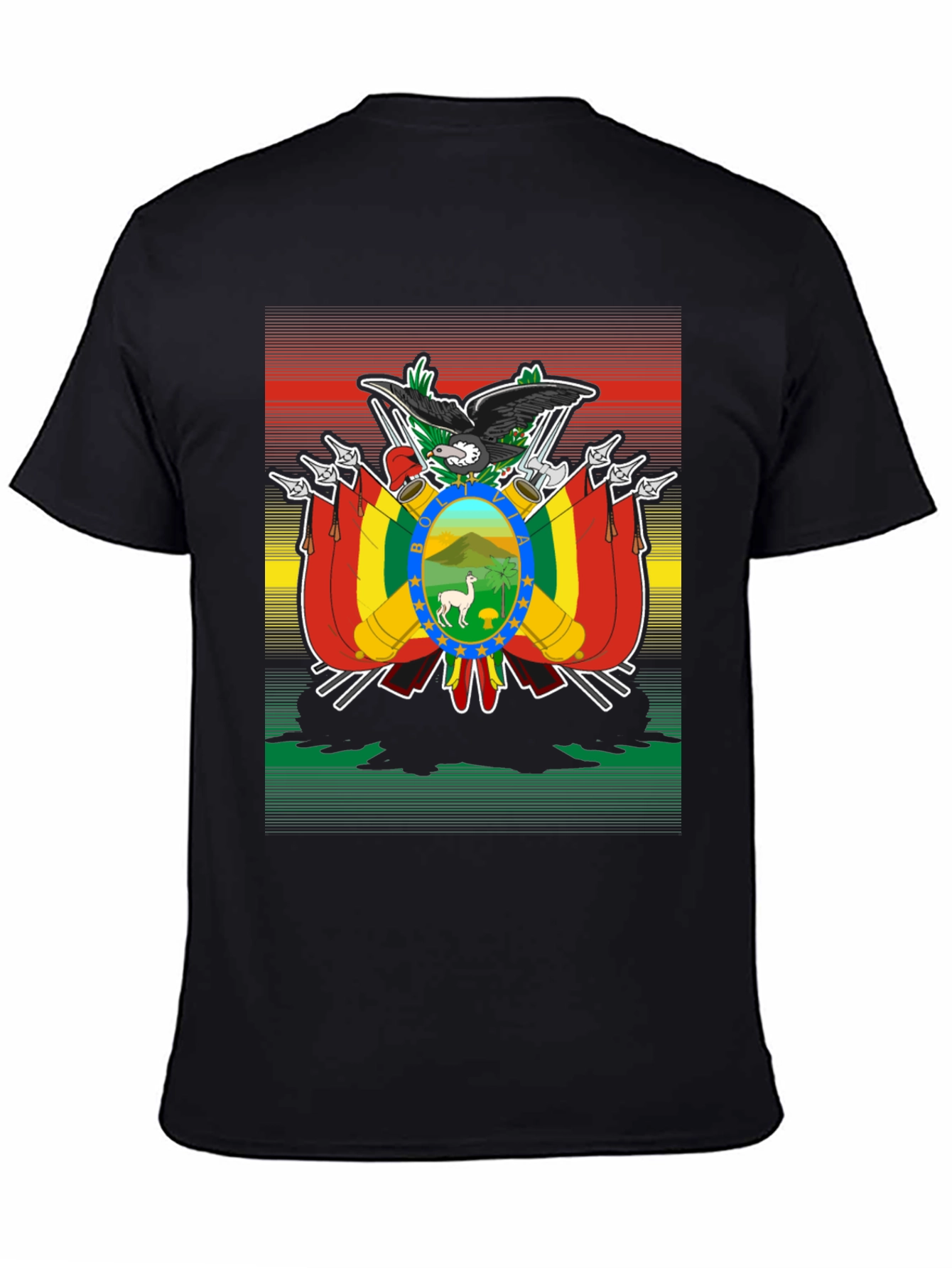 Bolivia Flag Graphic T-Shirt