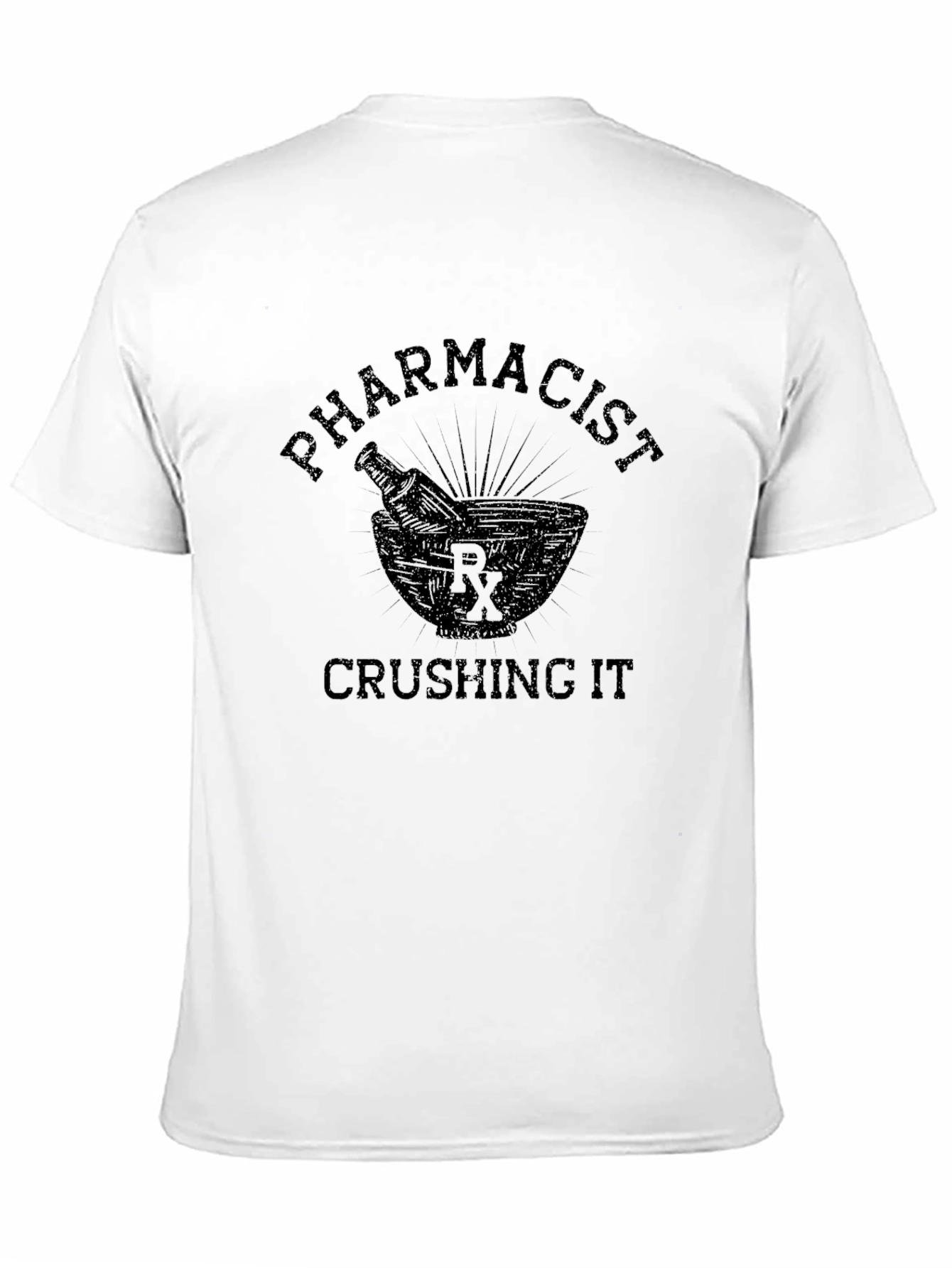 Pharmacist Crushing It Black T-Shirt