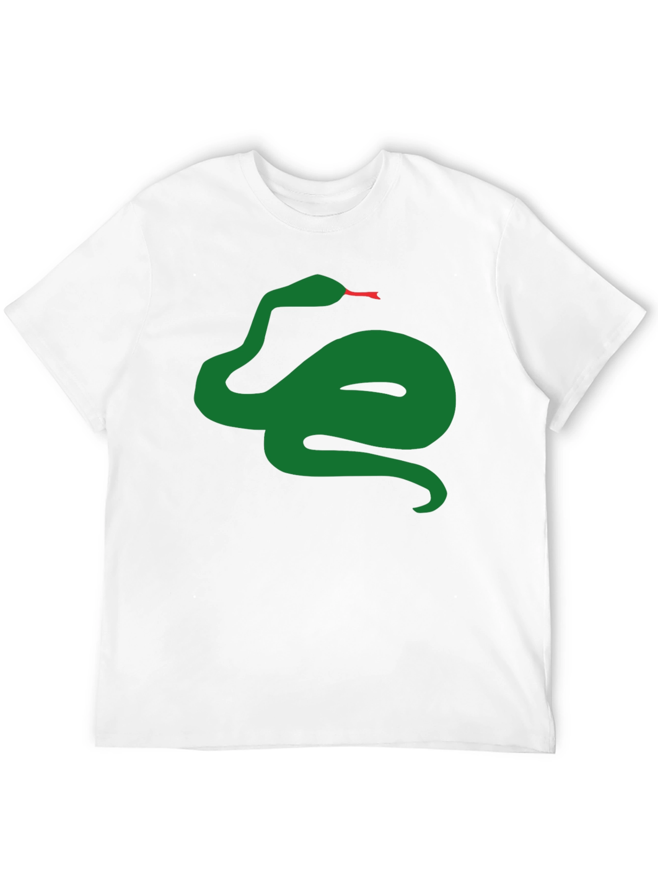Green Snake Graphic Tee - Mens Black T-Shirt