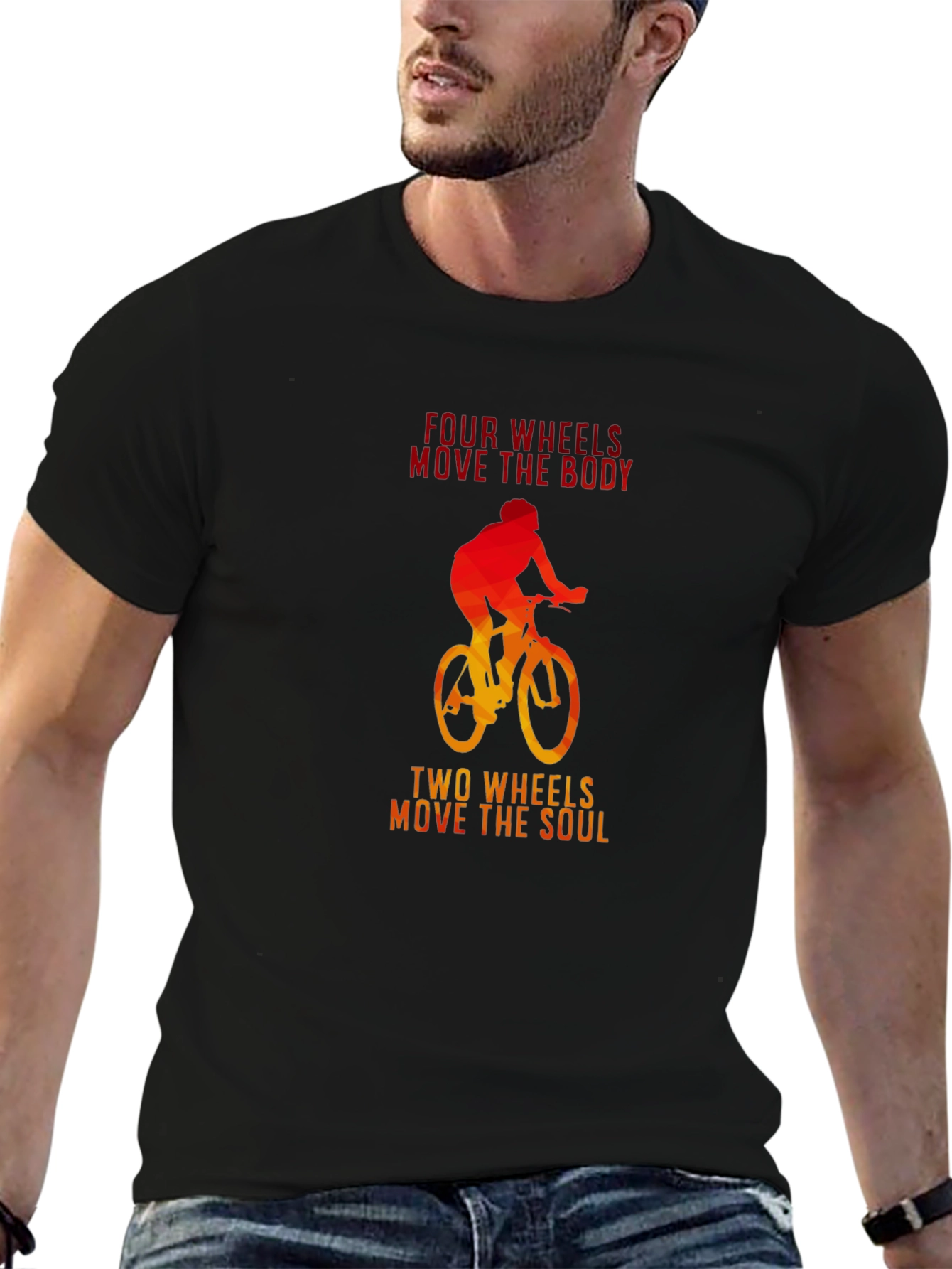 Cycling Enthusiast T-Shirt: Two Wheels Move the Soul