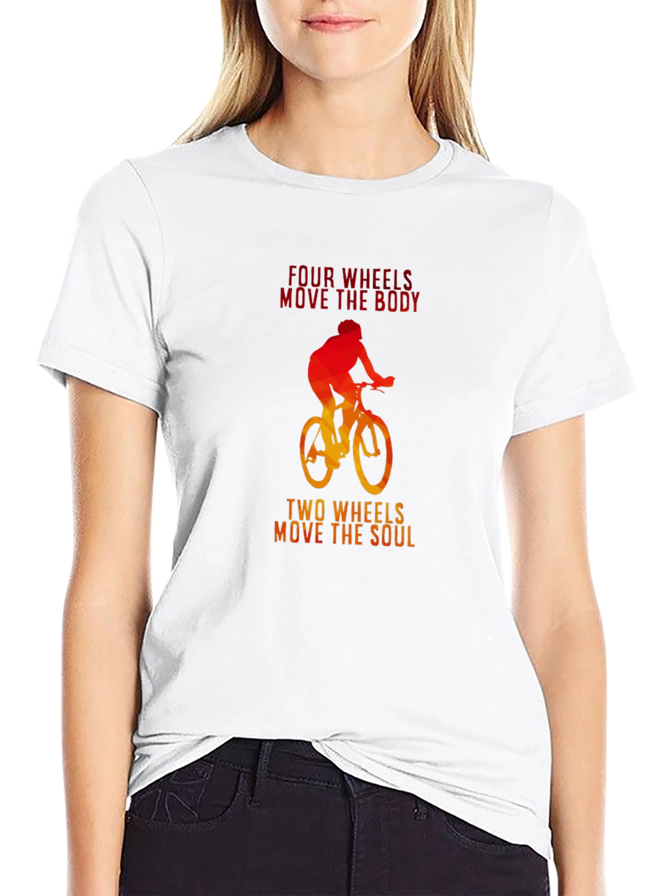 Cycling Enthusiast T-Shirt: Two Wheels Move the Soul