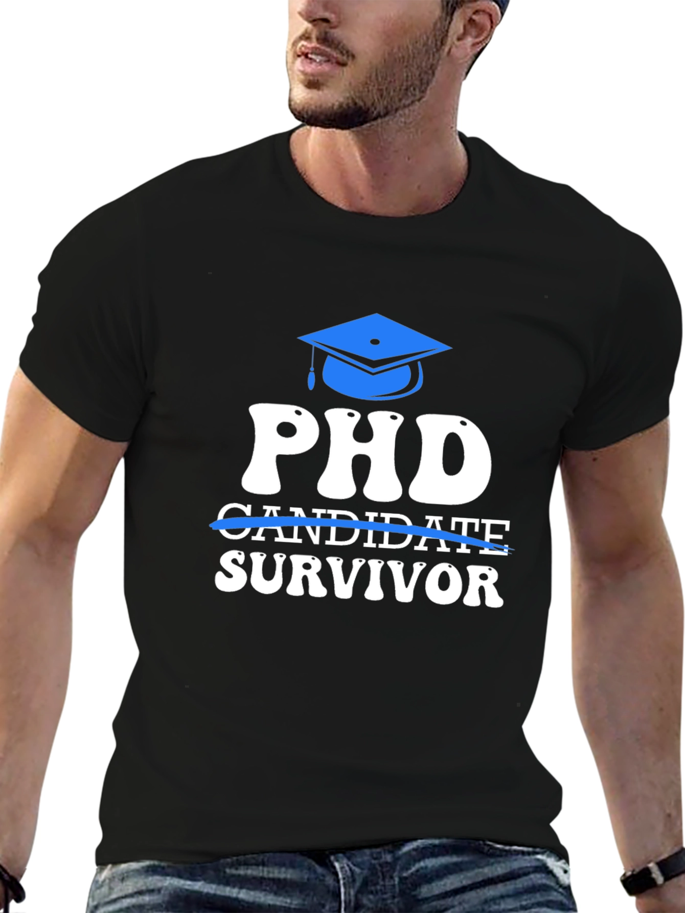 PhD Survivor T-Shirt Graduation Gift