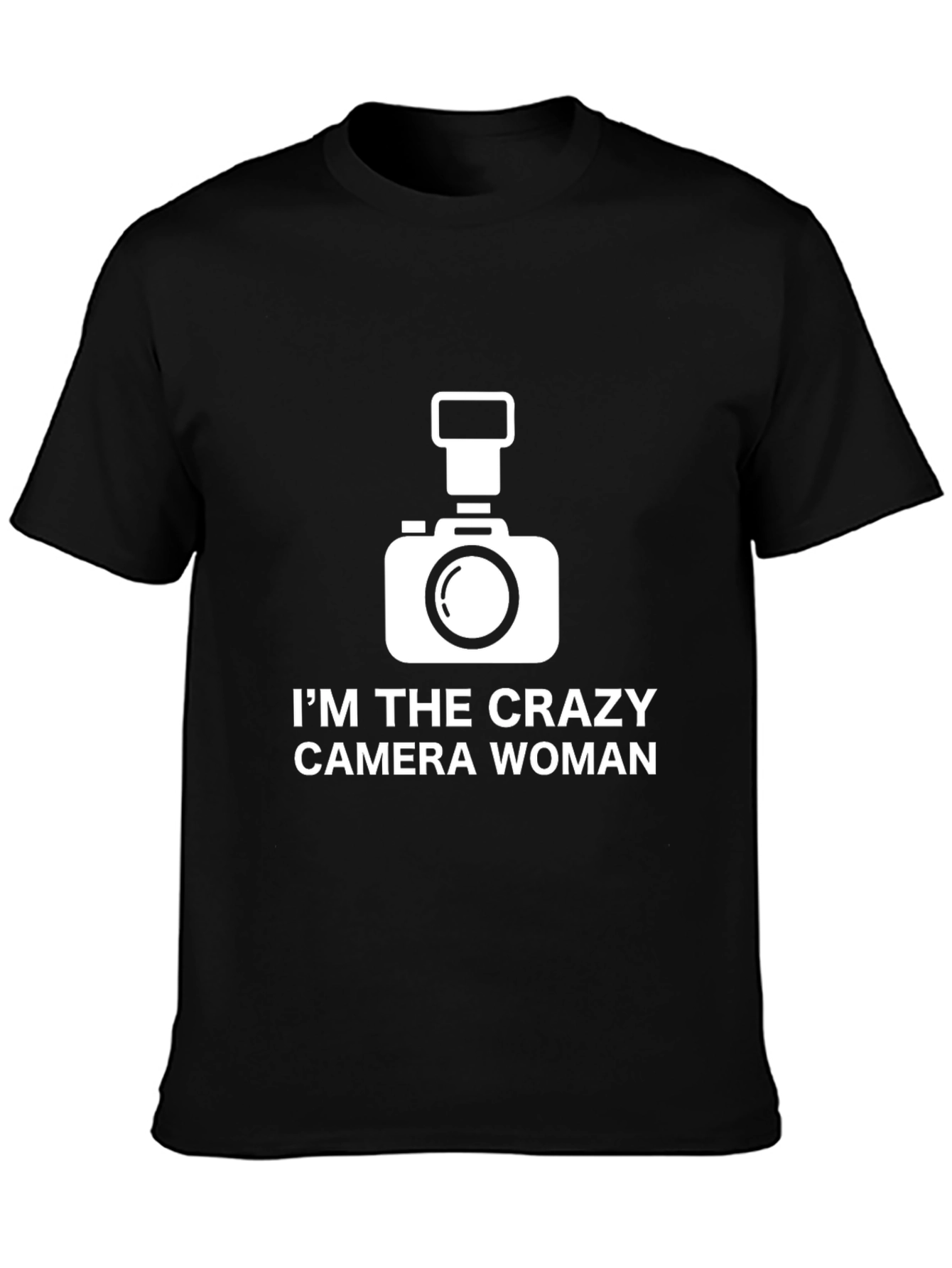 Crazy Camera Woman T-Shirt