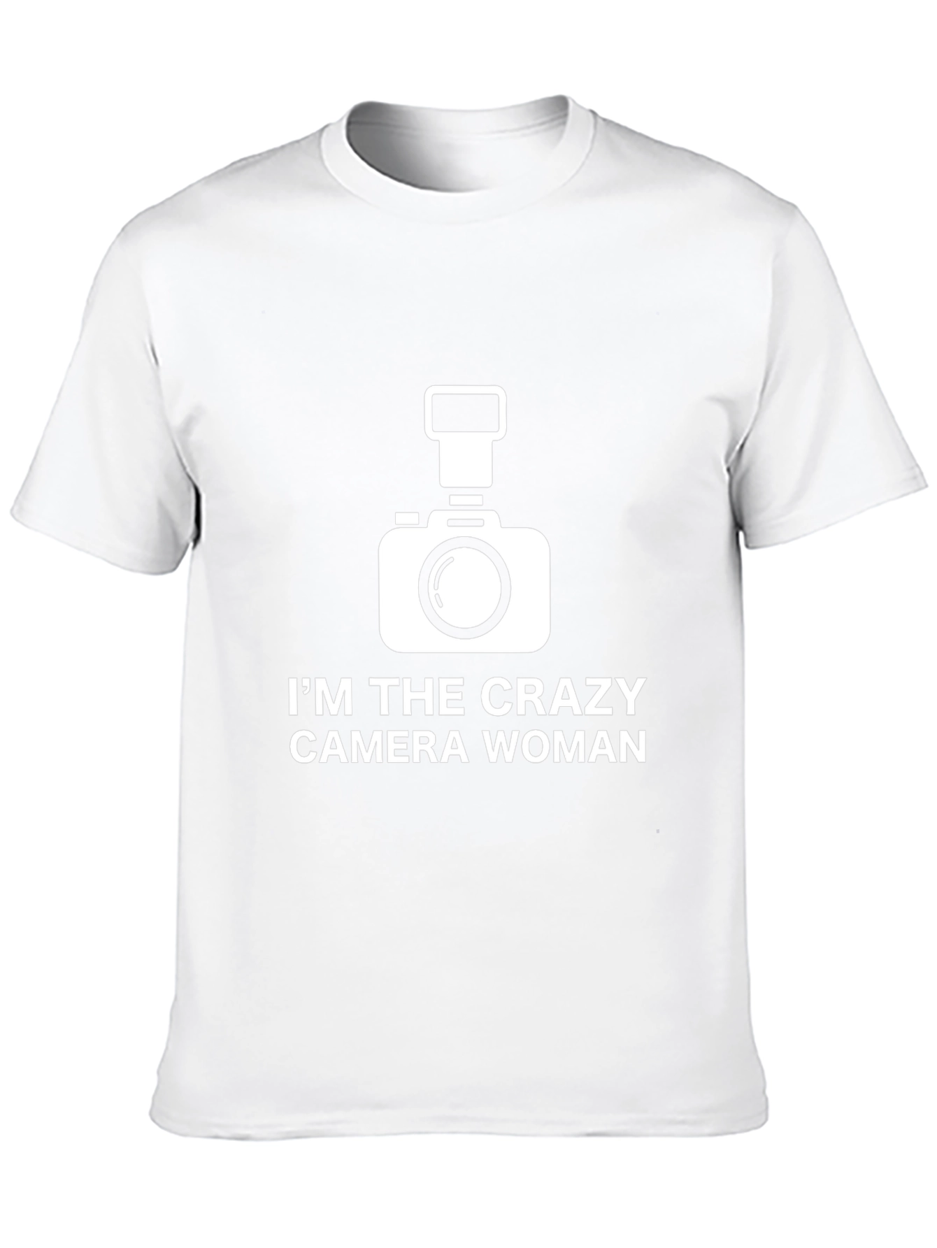 Crazy Camera Woman T-Shirt